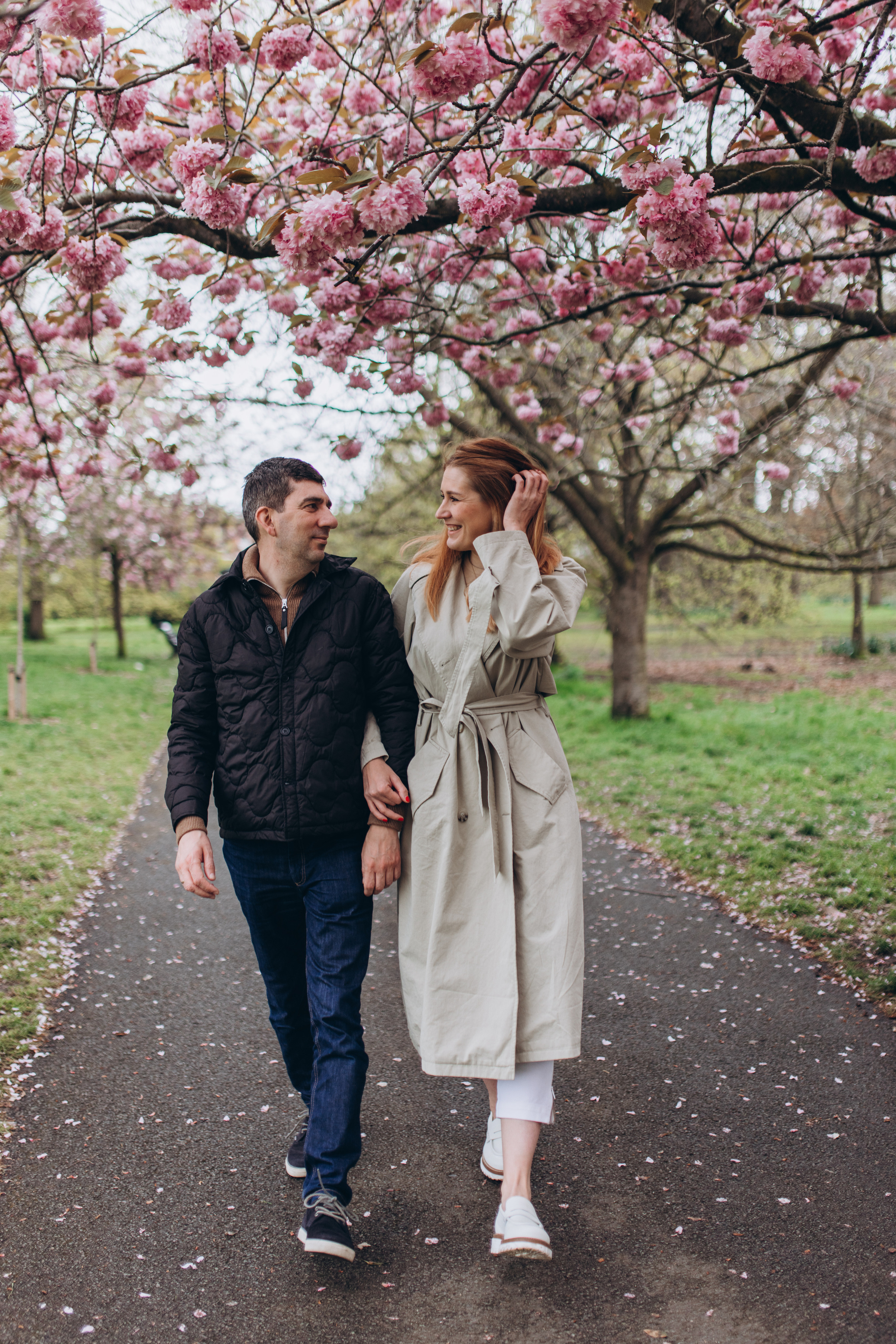 Sofia with parents (Greenwich Park). Anastasia Klink, Photographer in London