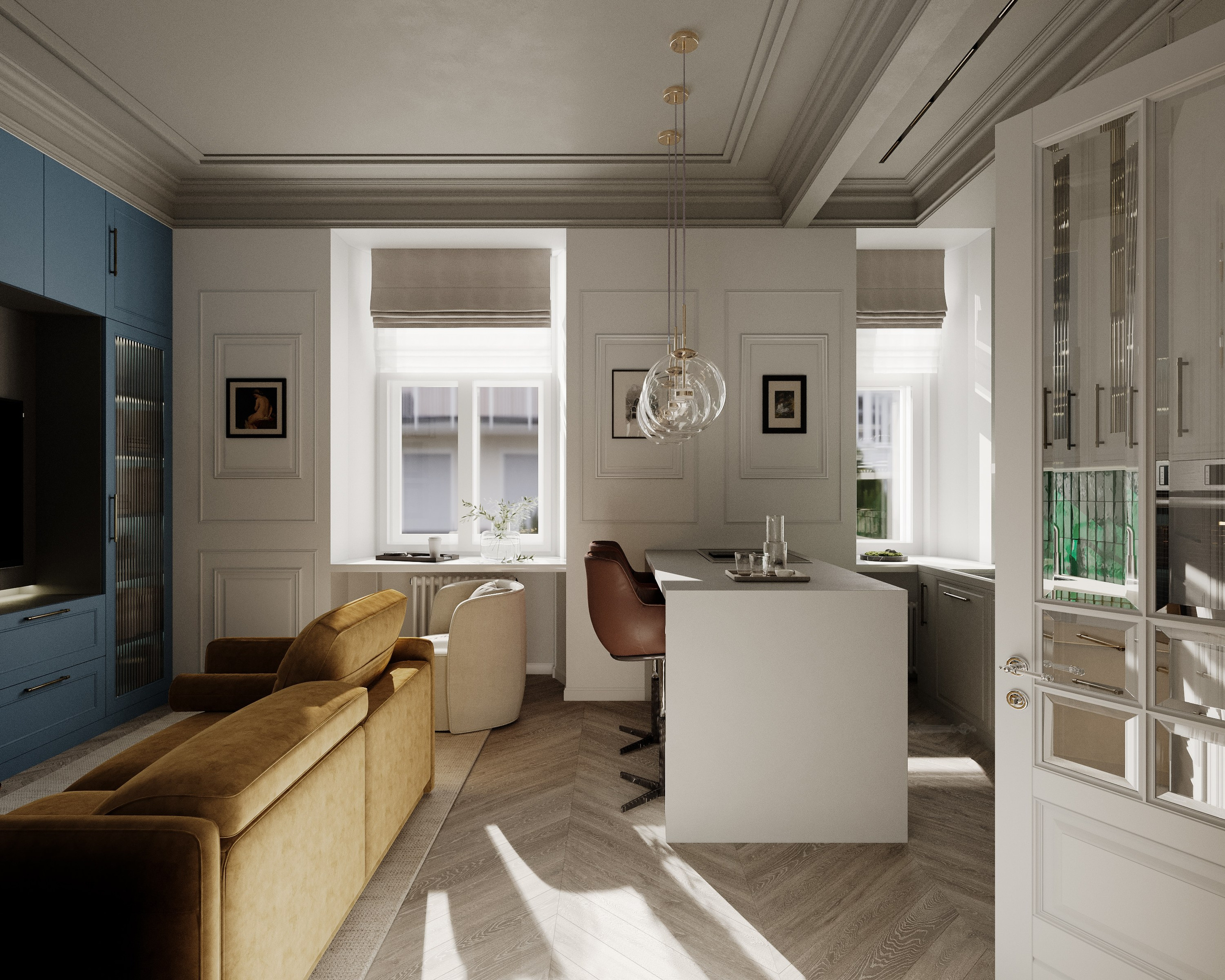 Obývací pokoj. Filipenka architects