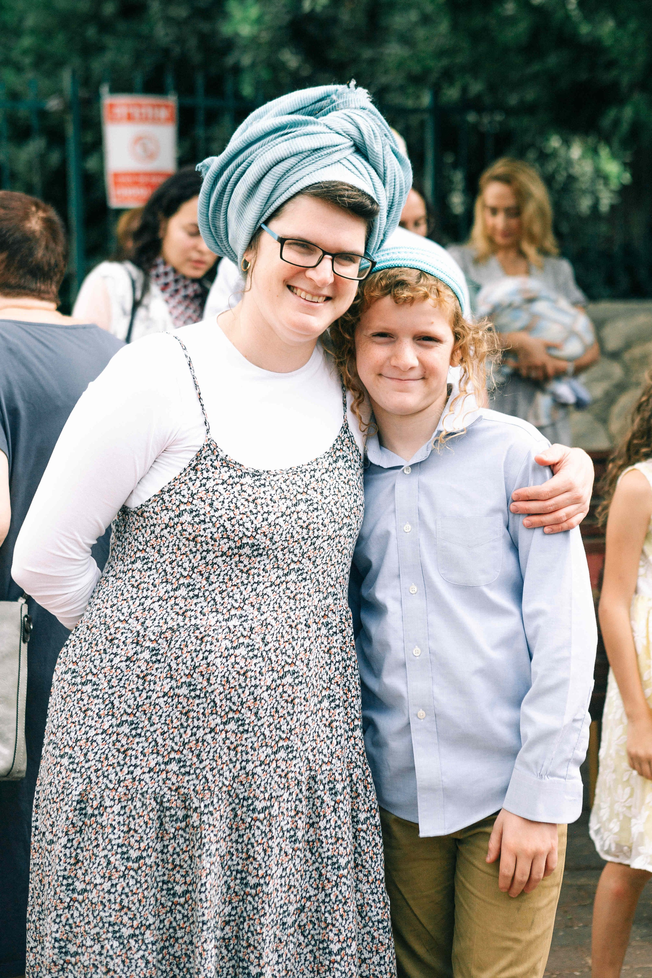 BRITH MILA IN THE SMALL SYNAGOGUE. PHOTOGRAPHER IN ISRAEL