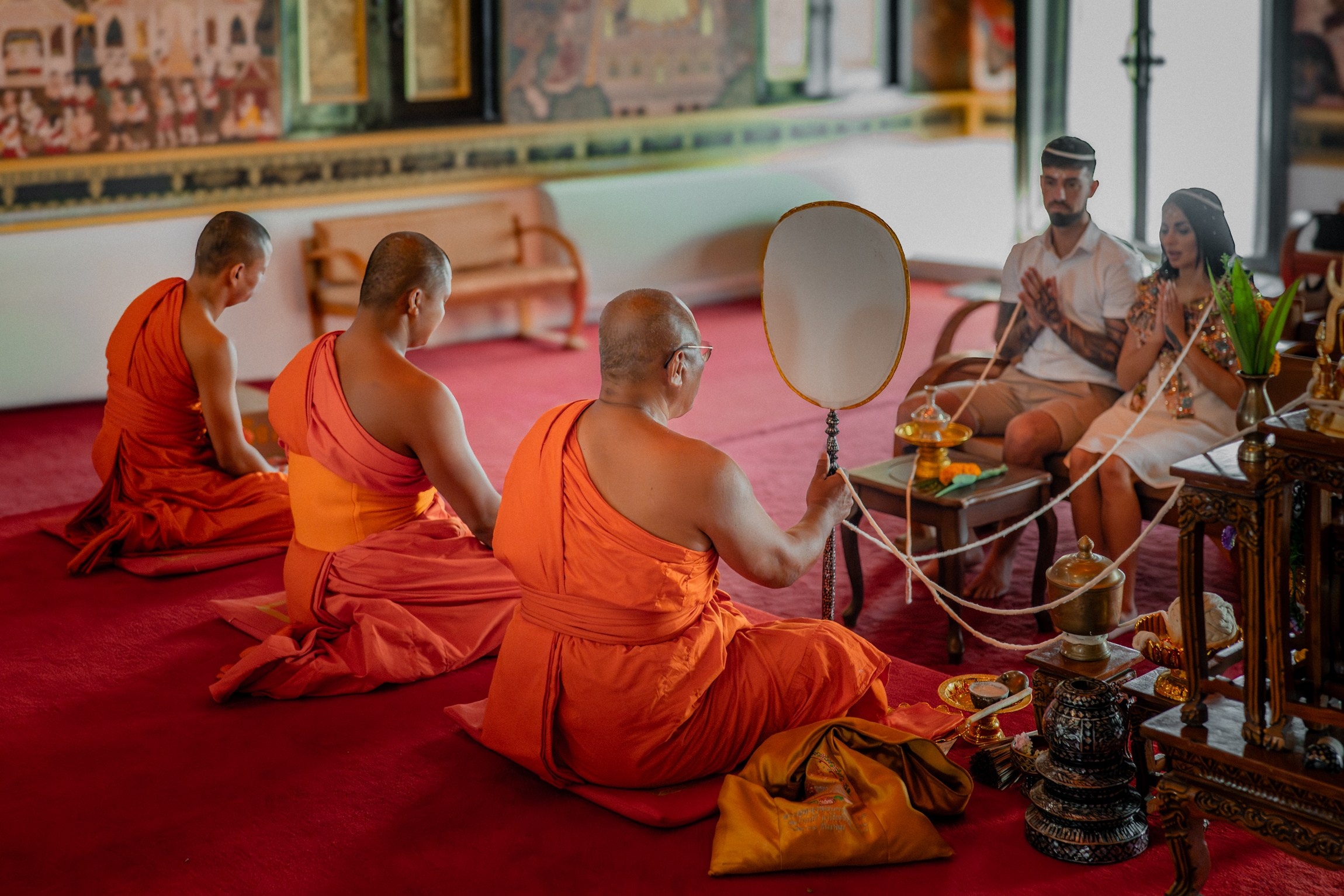Just for 2. Buddhist blessing wedding Ceremony on Koh Samui, Thailand