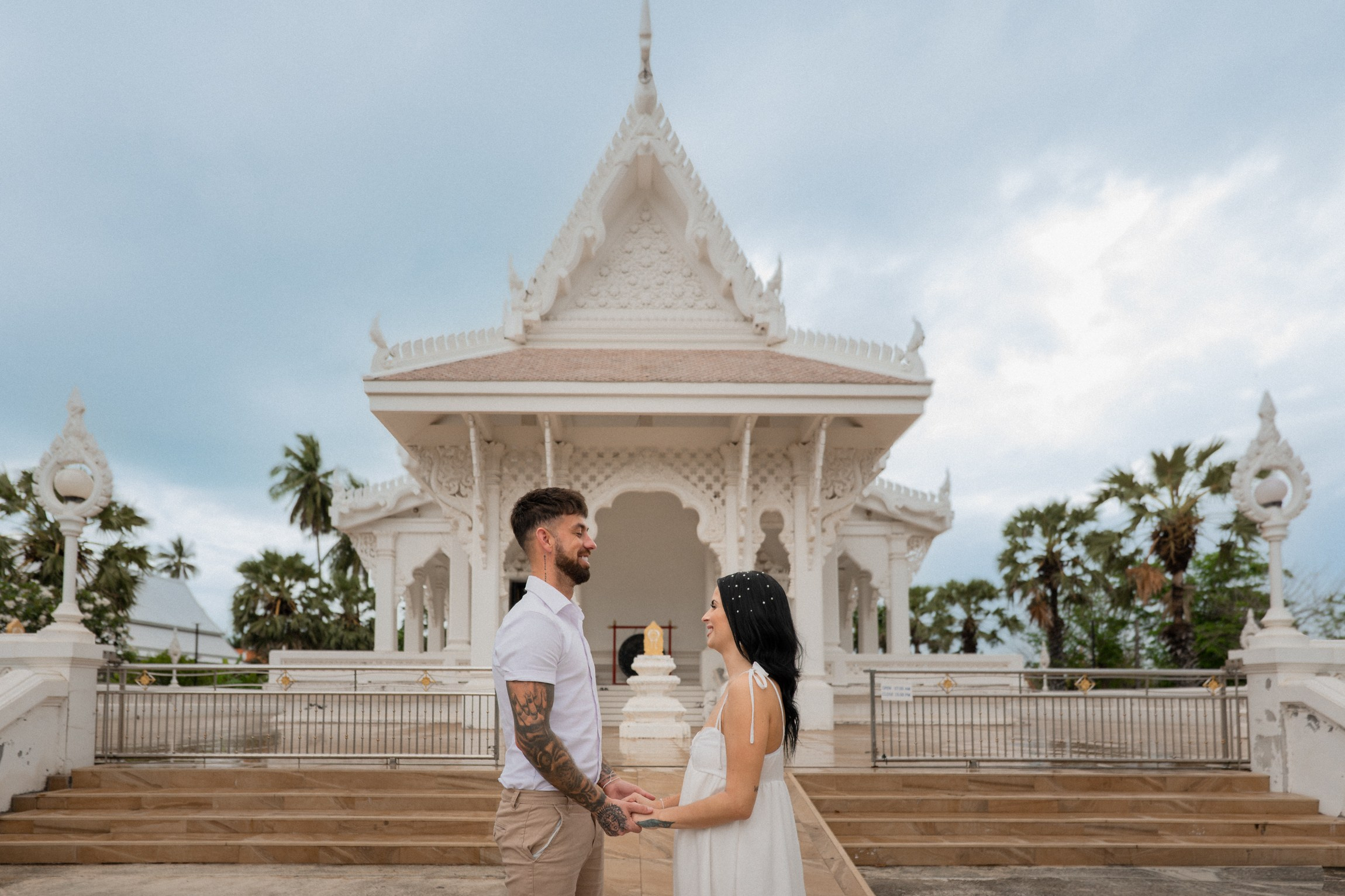 Georgia and Ben. Буддийская свадебная церемония на Самуи, Таиланд