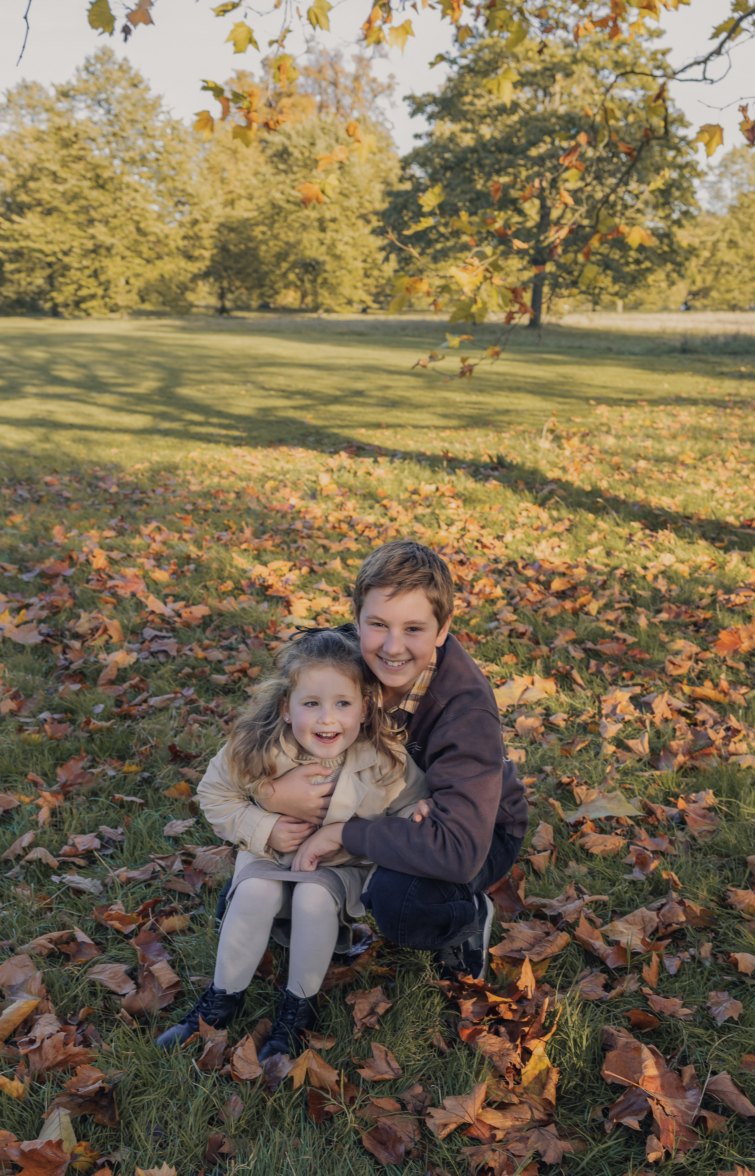 Family autumnal session. PHOTOGRAPHER IN LONDON
