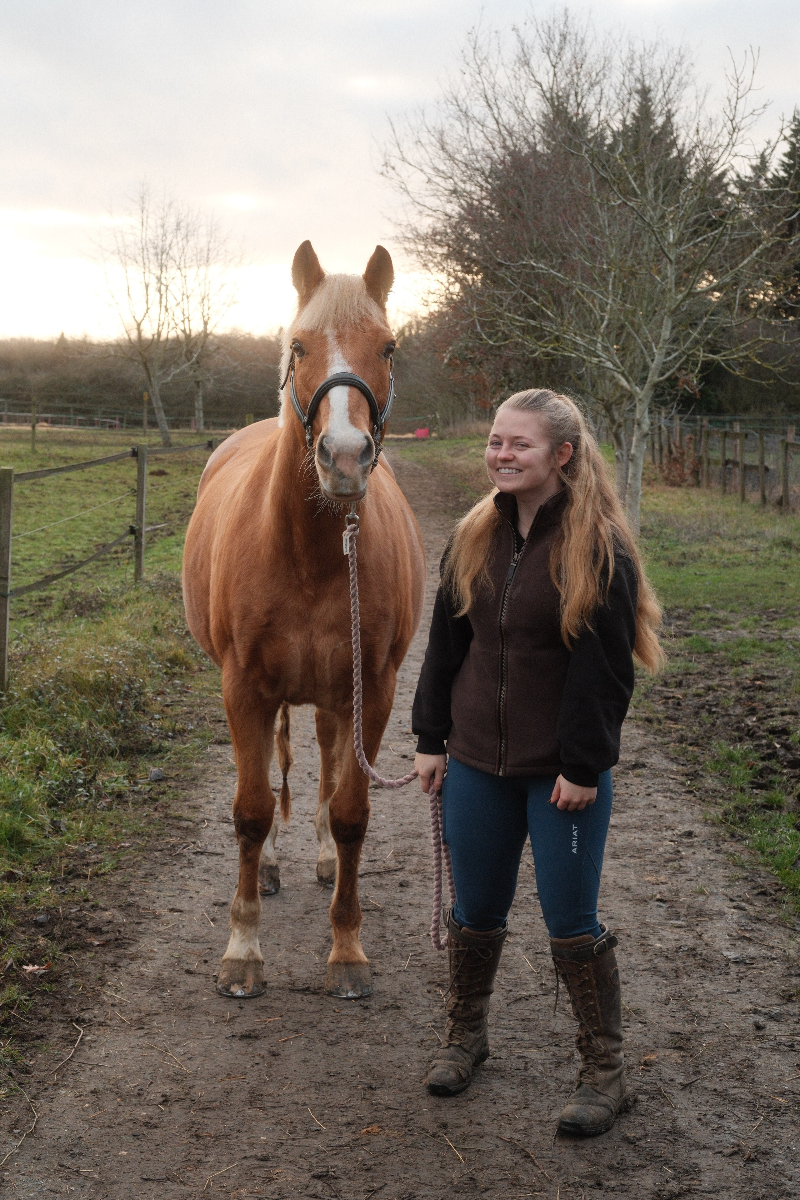 Portrait photography with Fudge the horse. Cal Takes Photos