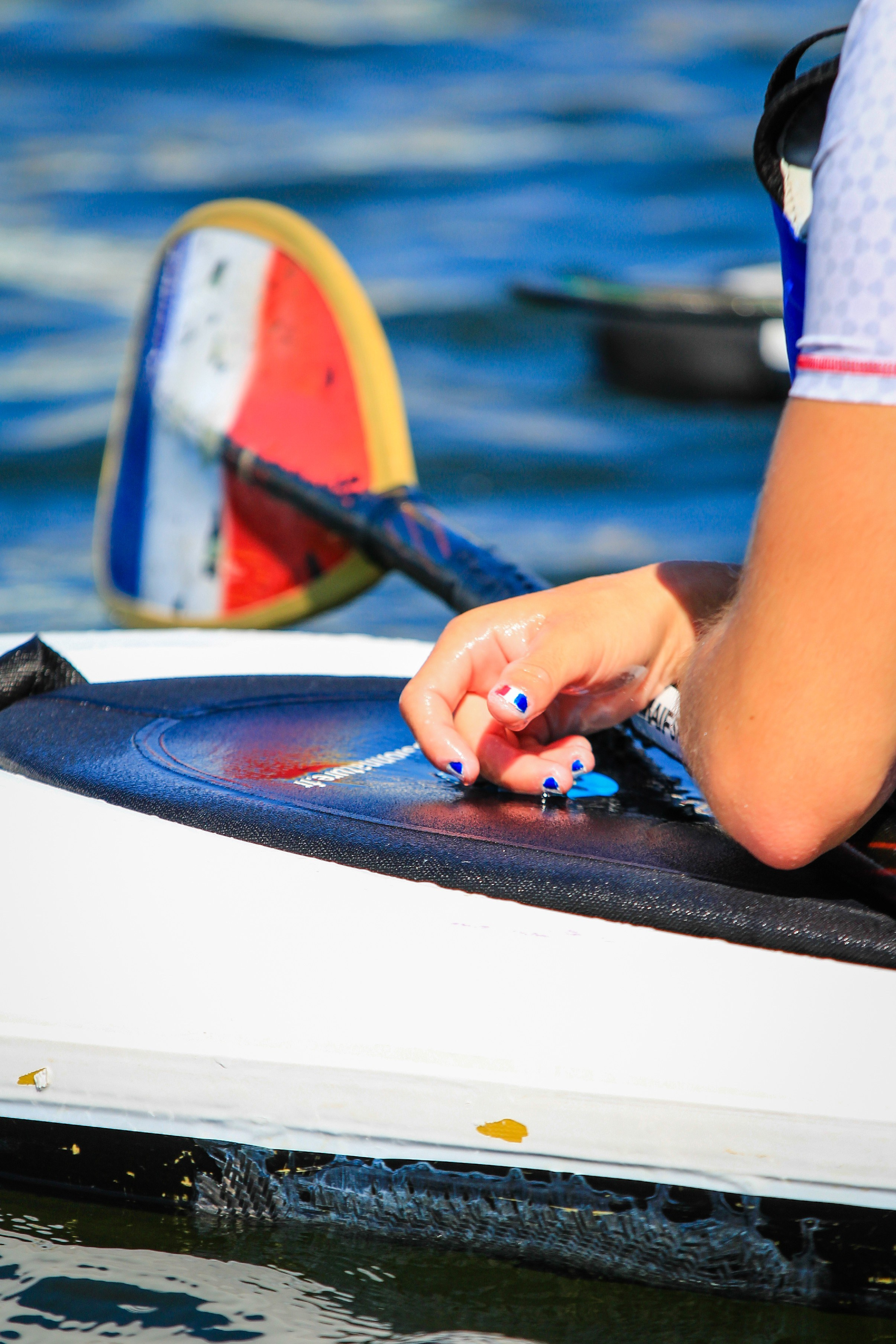 Details of french female player at ECA European Canoe Polo Coimbra 2019