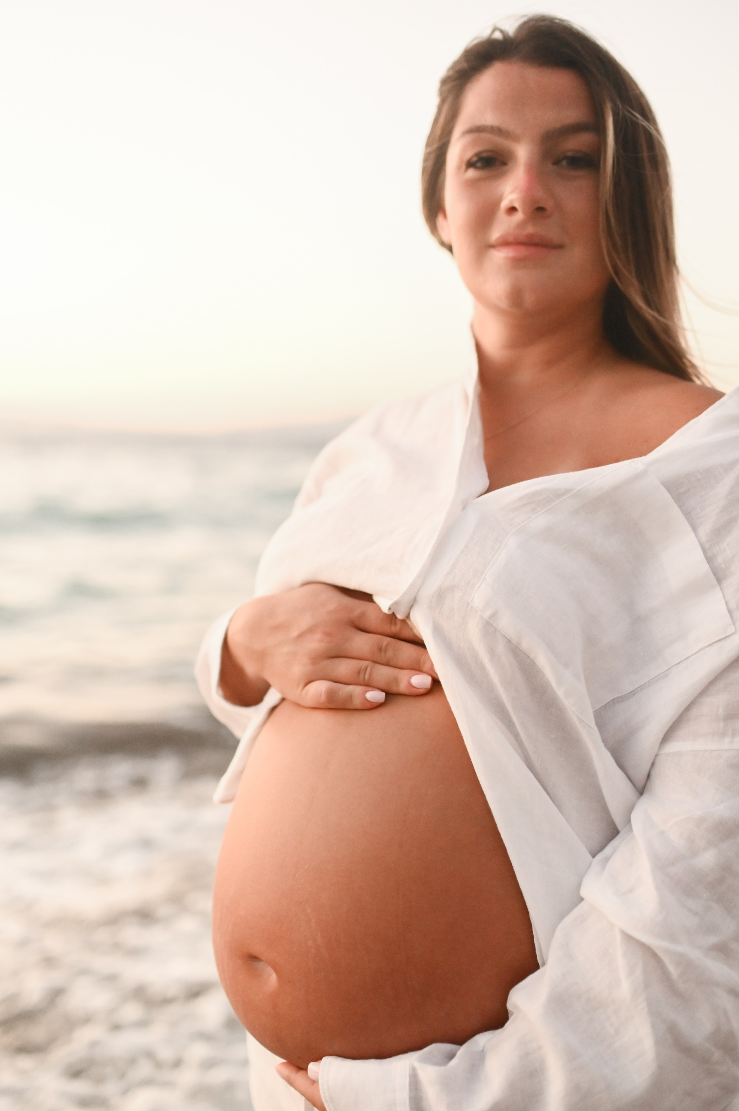 Romantic Beach Photoshoot in Rhodes — Couples & Maternity Photography at Sunset. Photographer in Rhodes Island