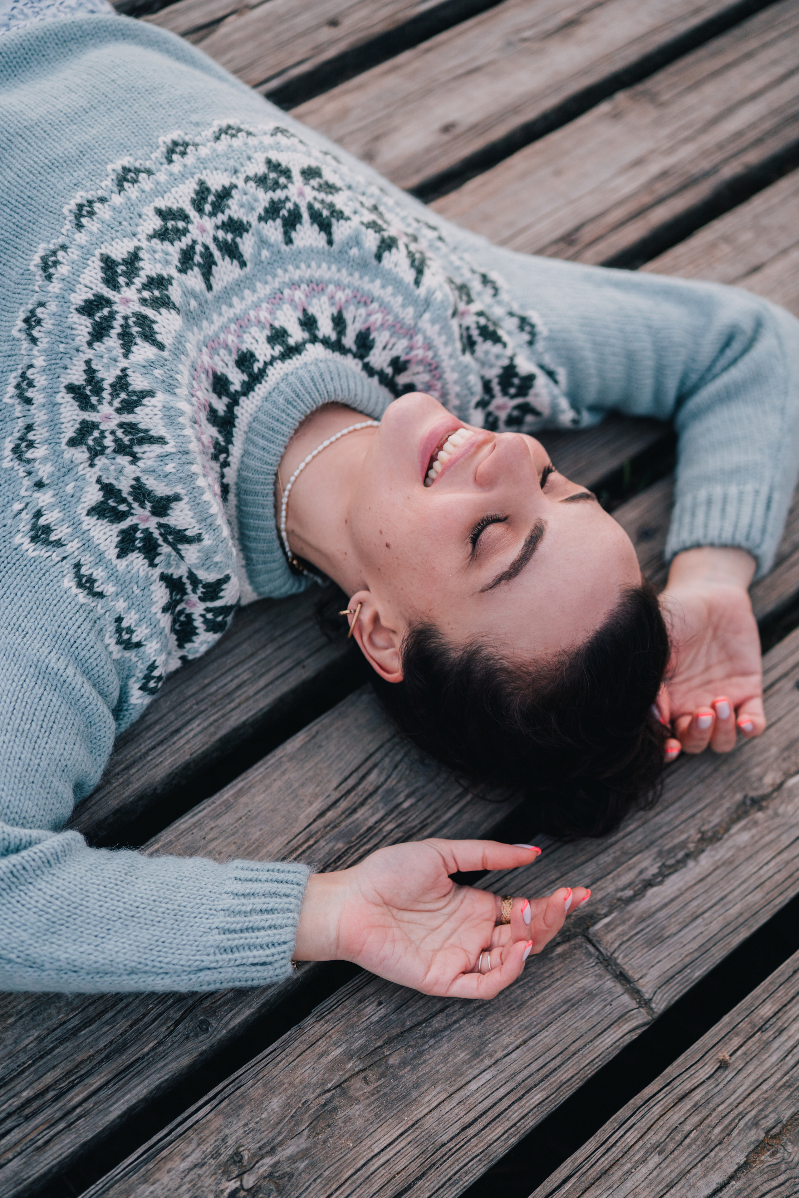 Yoga teacher Lile. Photographer Kristina Dorina