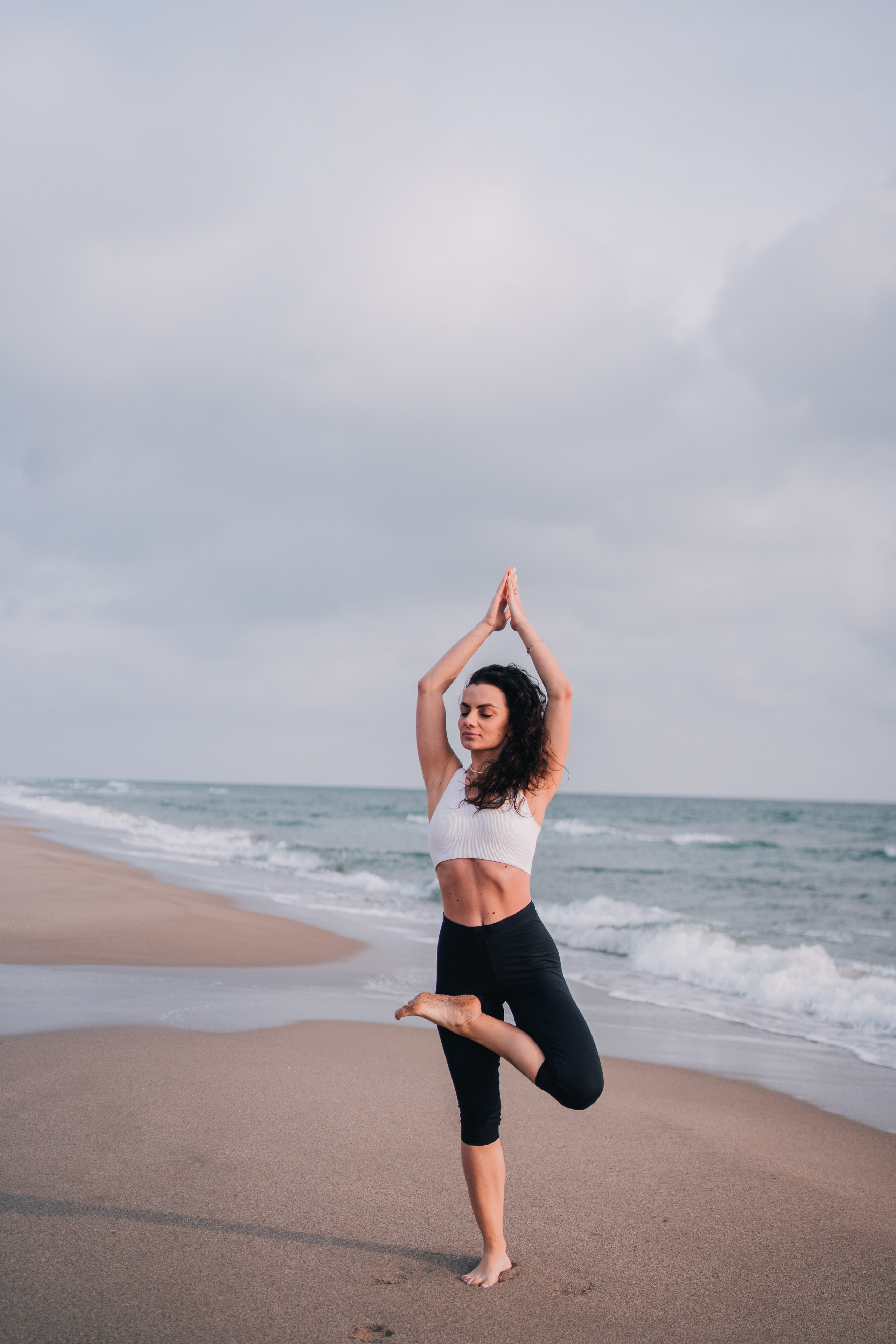 Yoga teacher Lile. Photographer Kristina Dorina