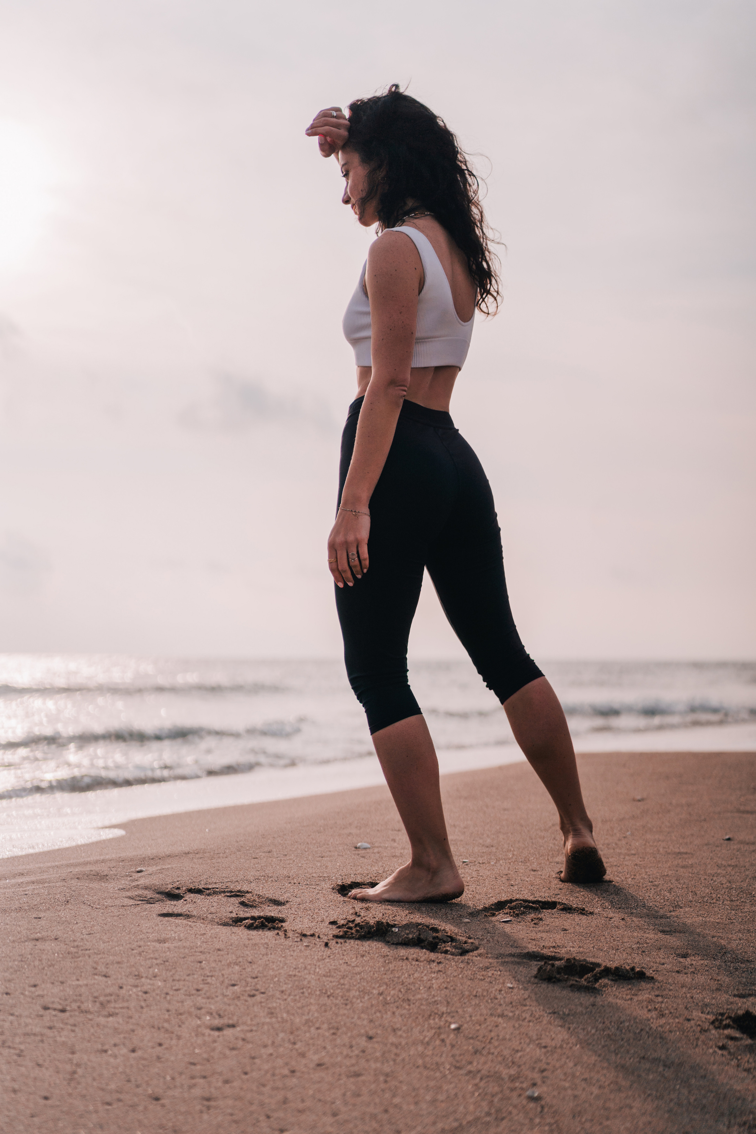 Yoga teacher Lile. Photographer Kristina Dorina