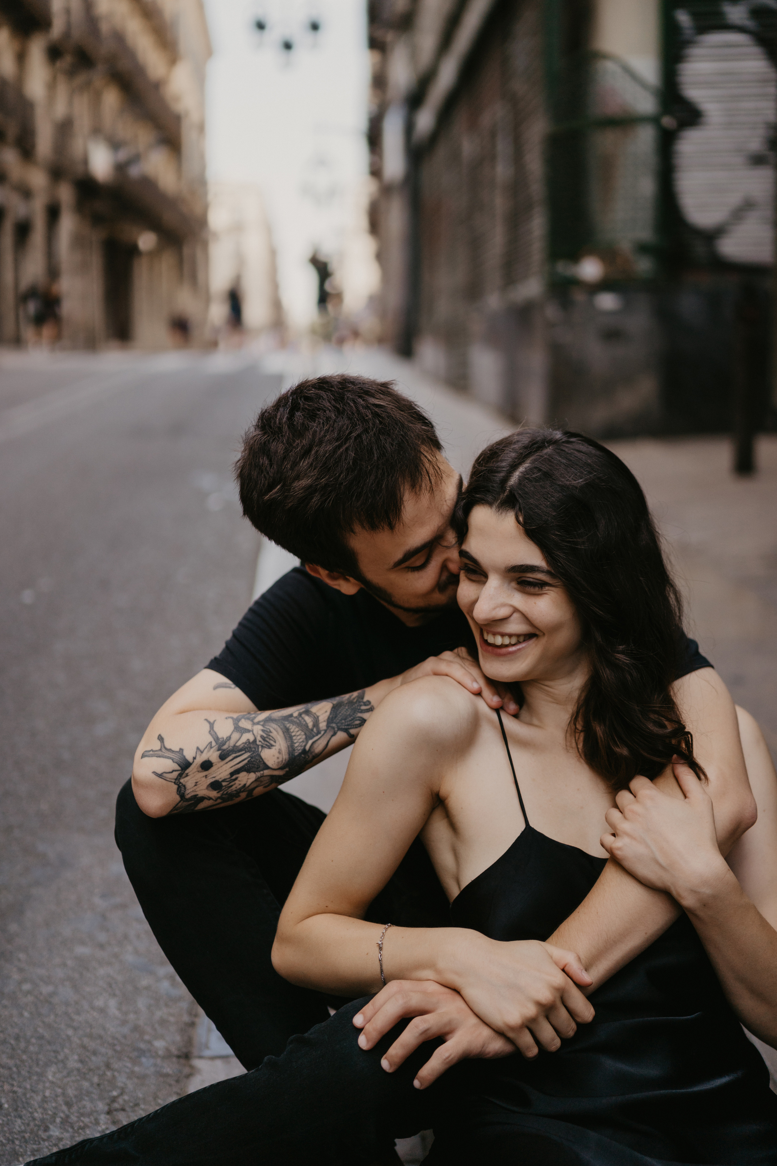 Lovestory in Barcelona. Photographer Kristina Dorina