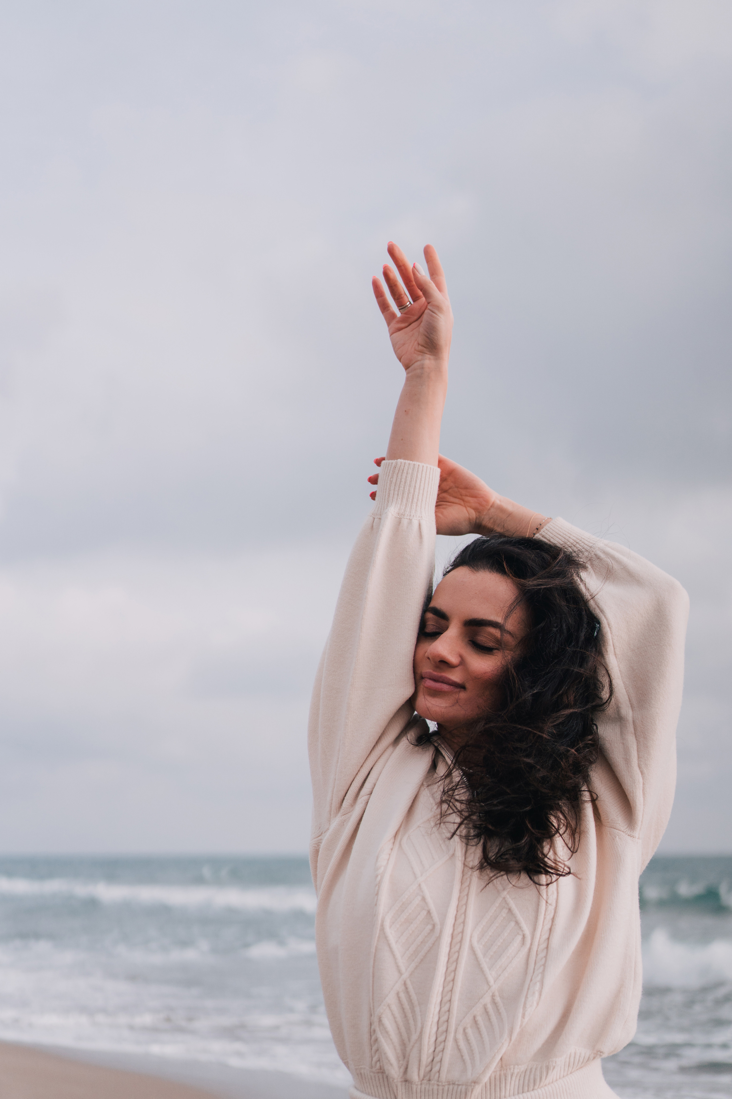 Yoga teacher Lile. Photographer Kristina Dorina