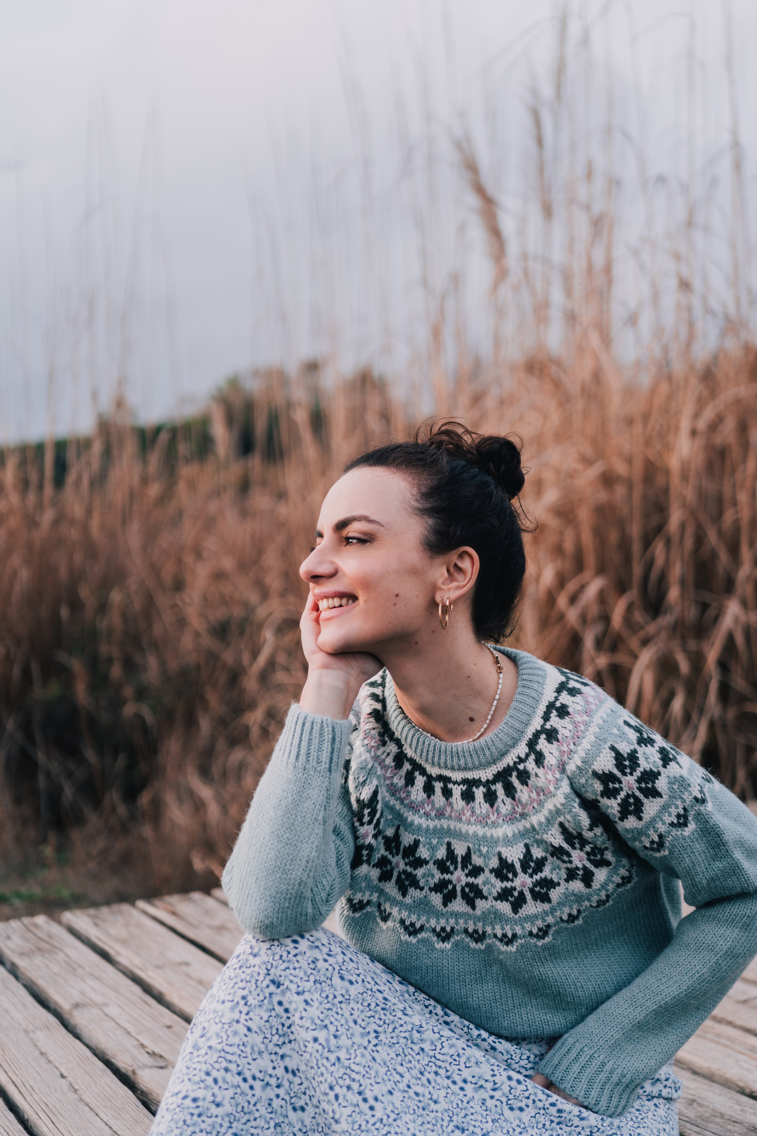 Yoga teacher Lile. Photographer Kristina Dorina