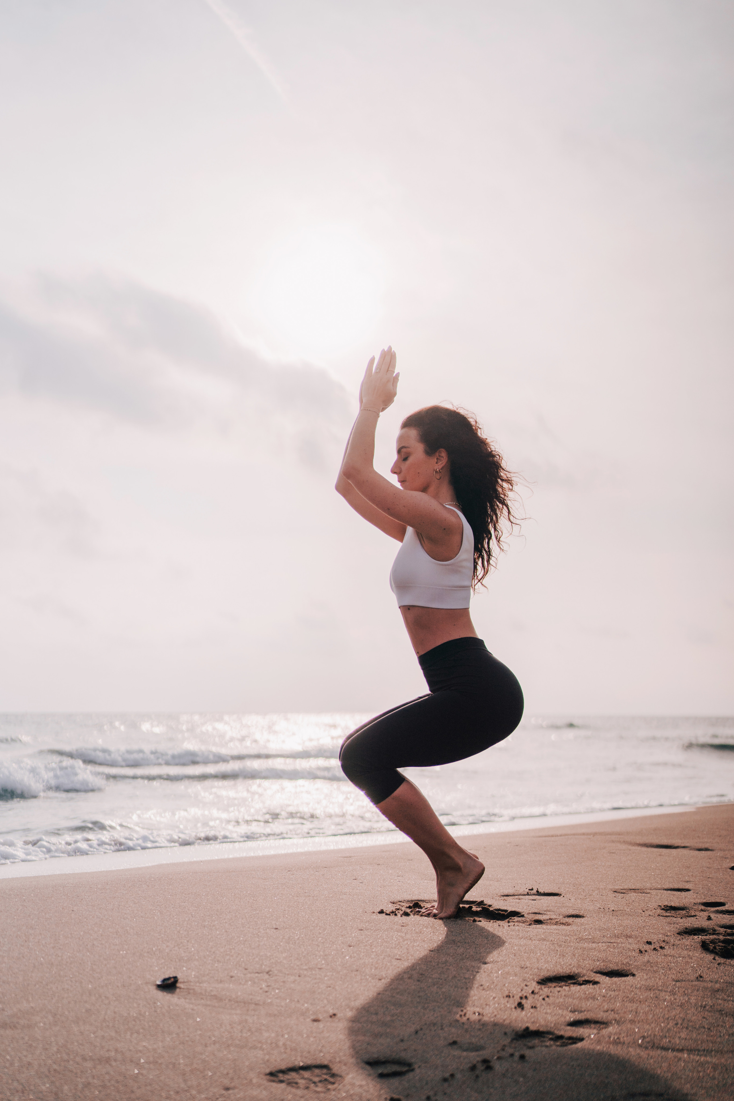 Yoga teacher Lile. Photographer Kristina Dorina