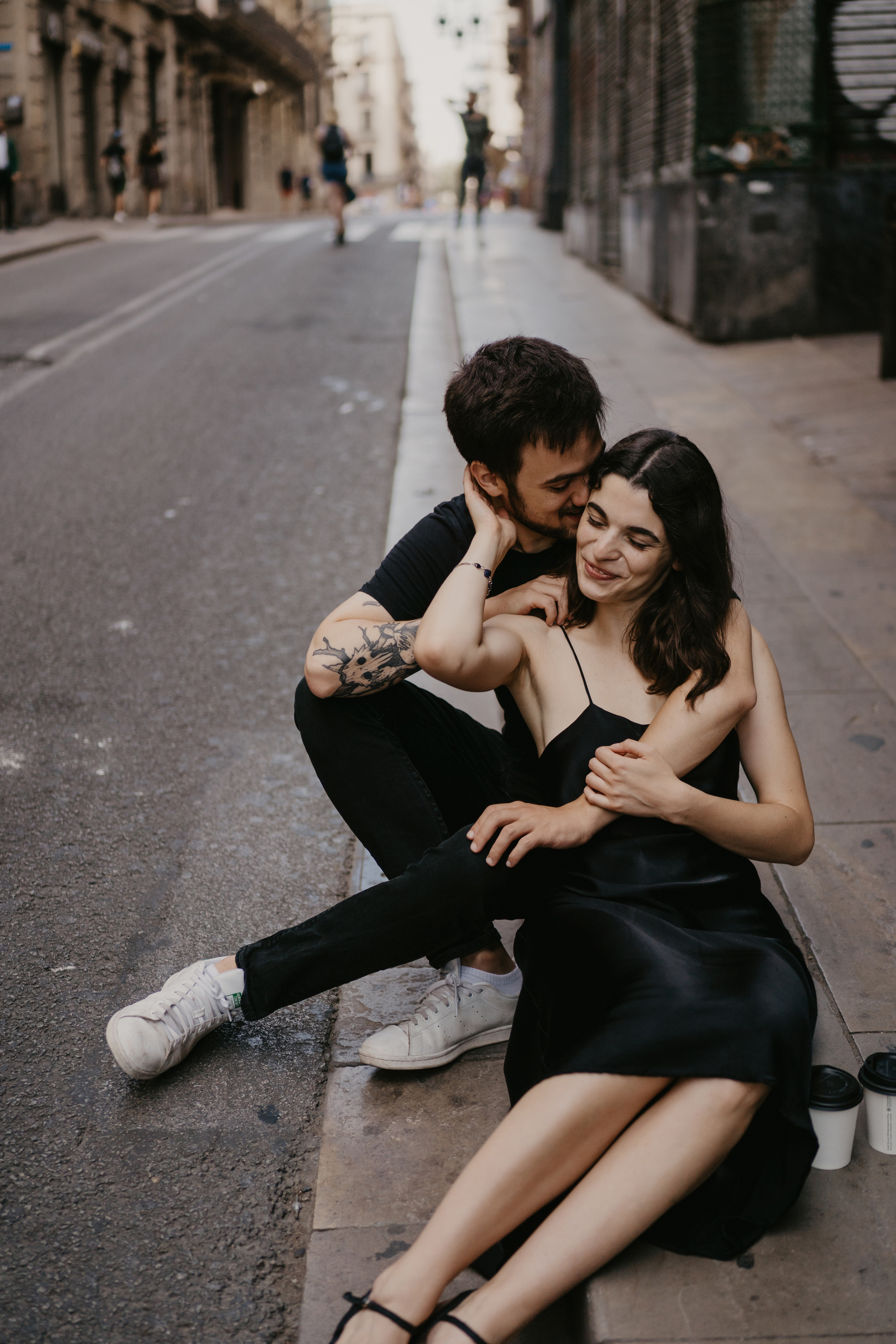 Lovestory in Barcelona. Photographer Kristina Dorina