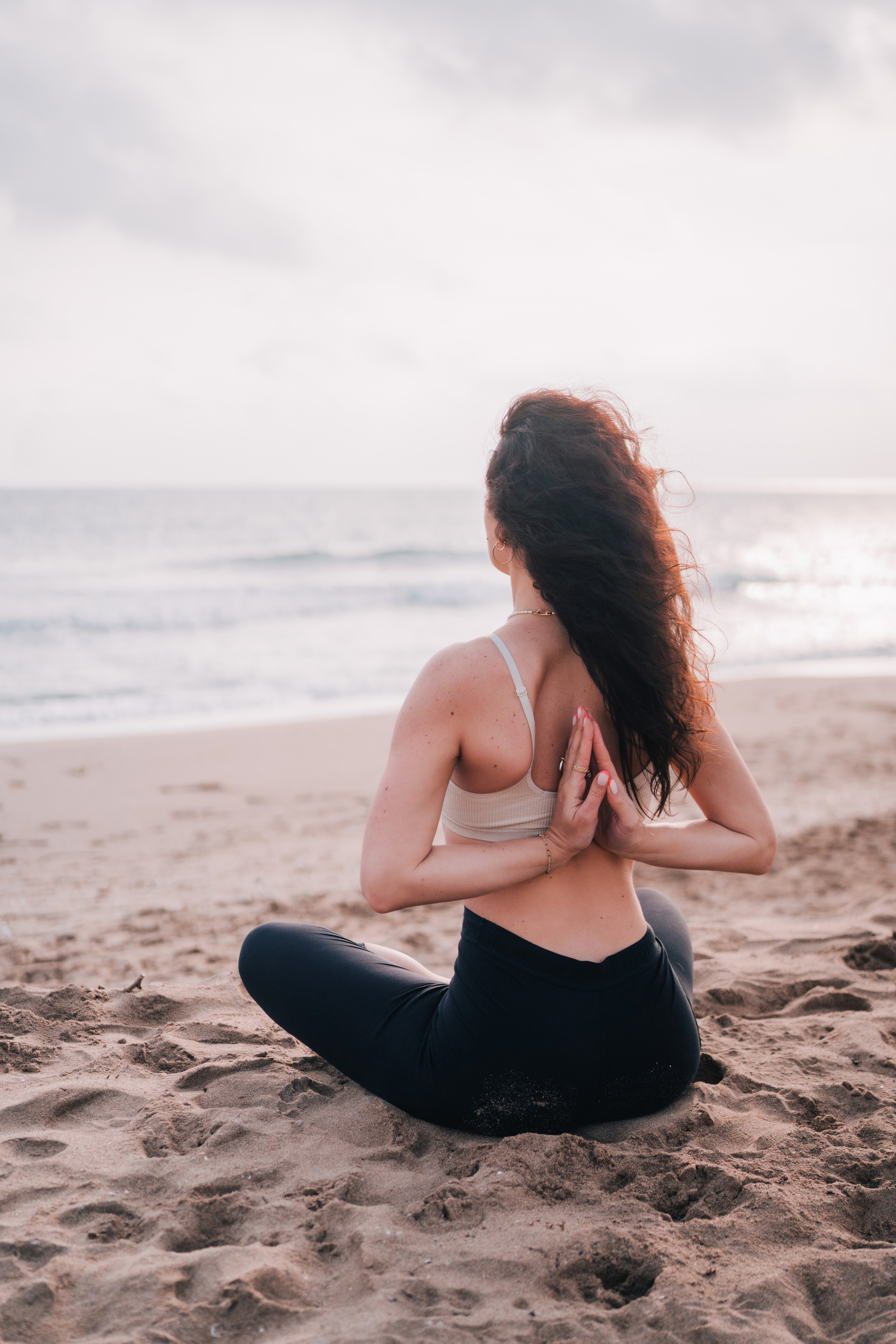 Yoga teacher Lile. Photographer Kristina Dorina