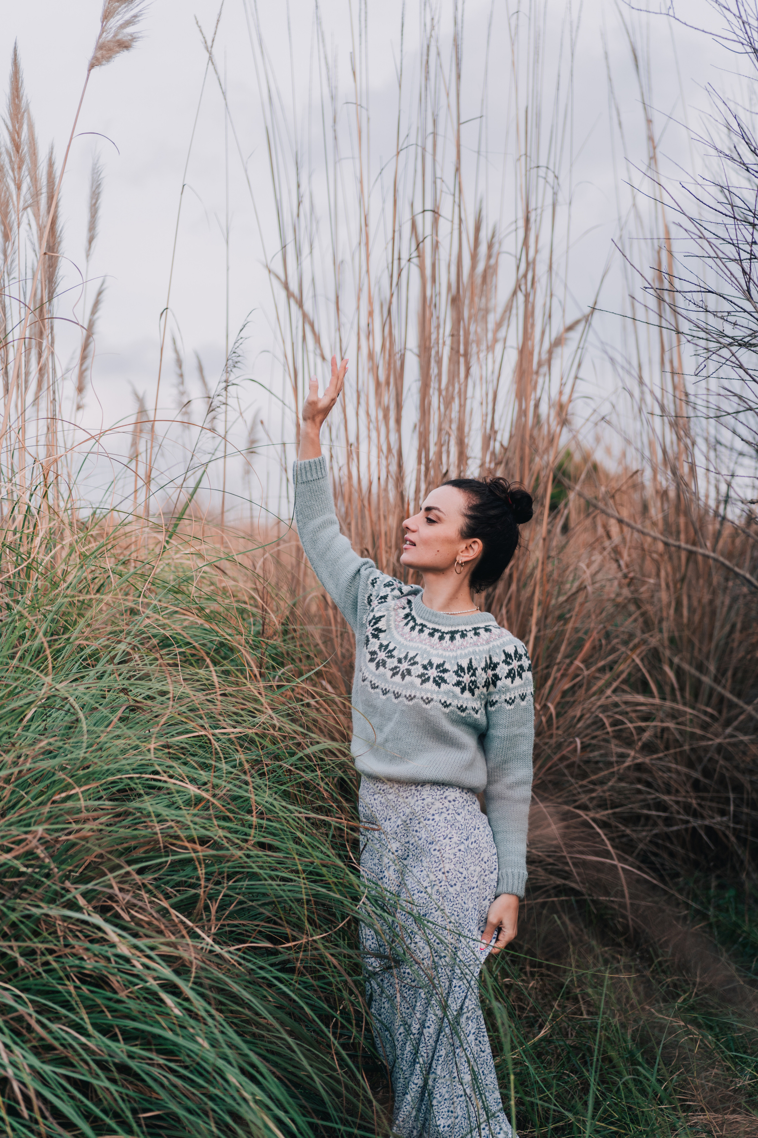 Yoga teacher Lile. Photographer Kristina Dorina