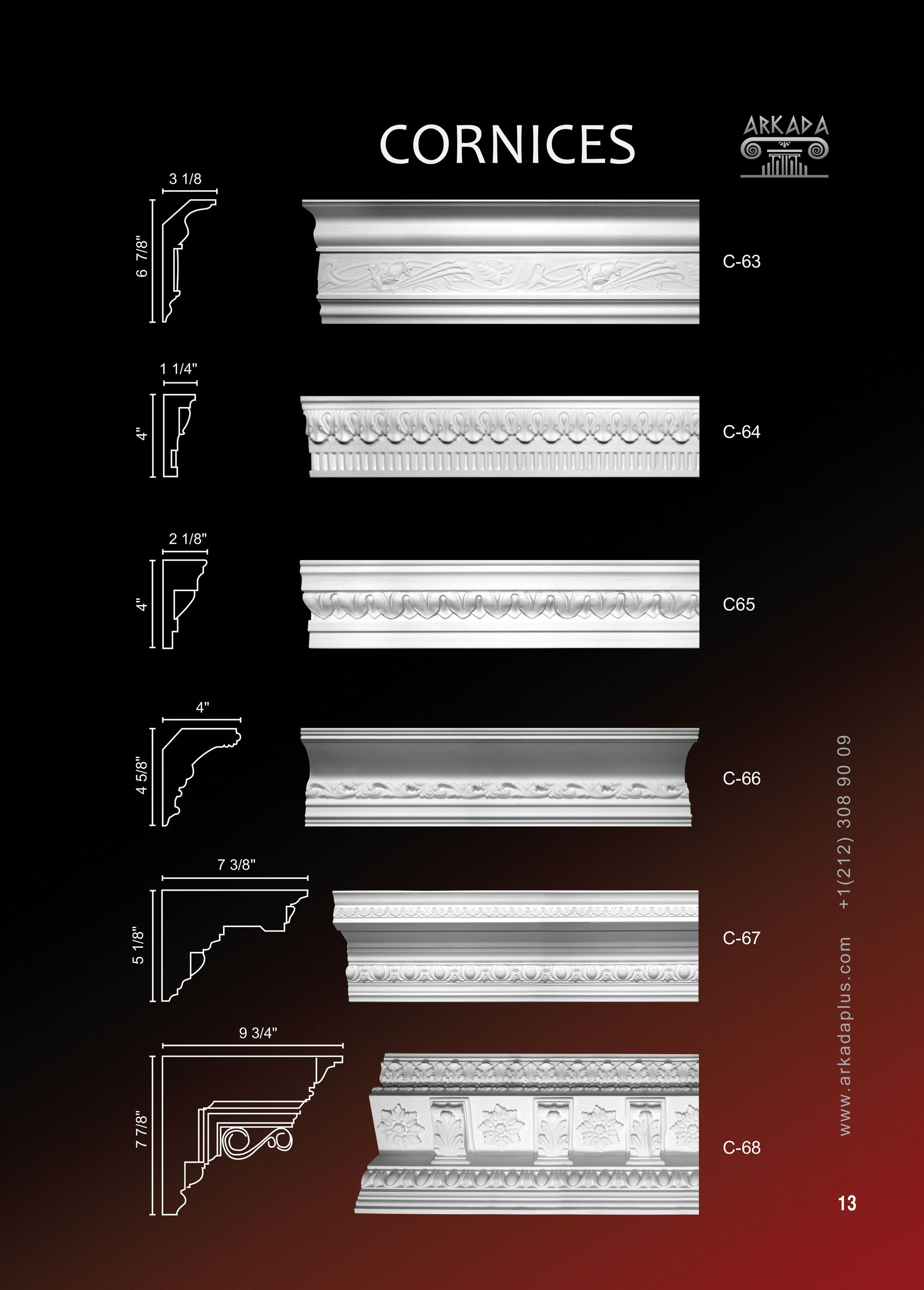Crown Molding. Plaster molding