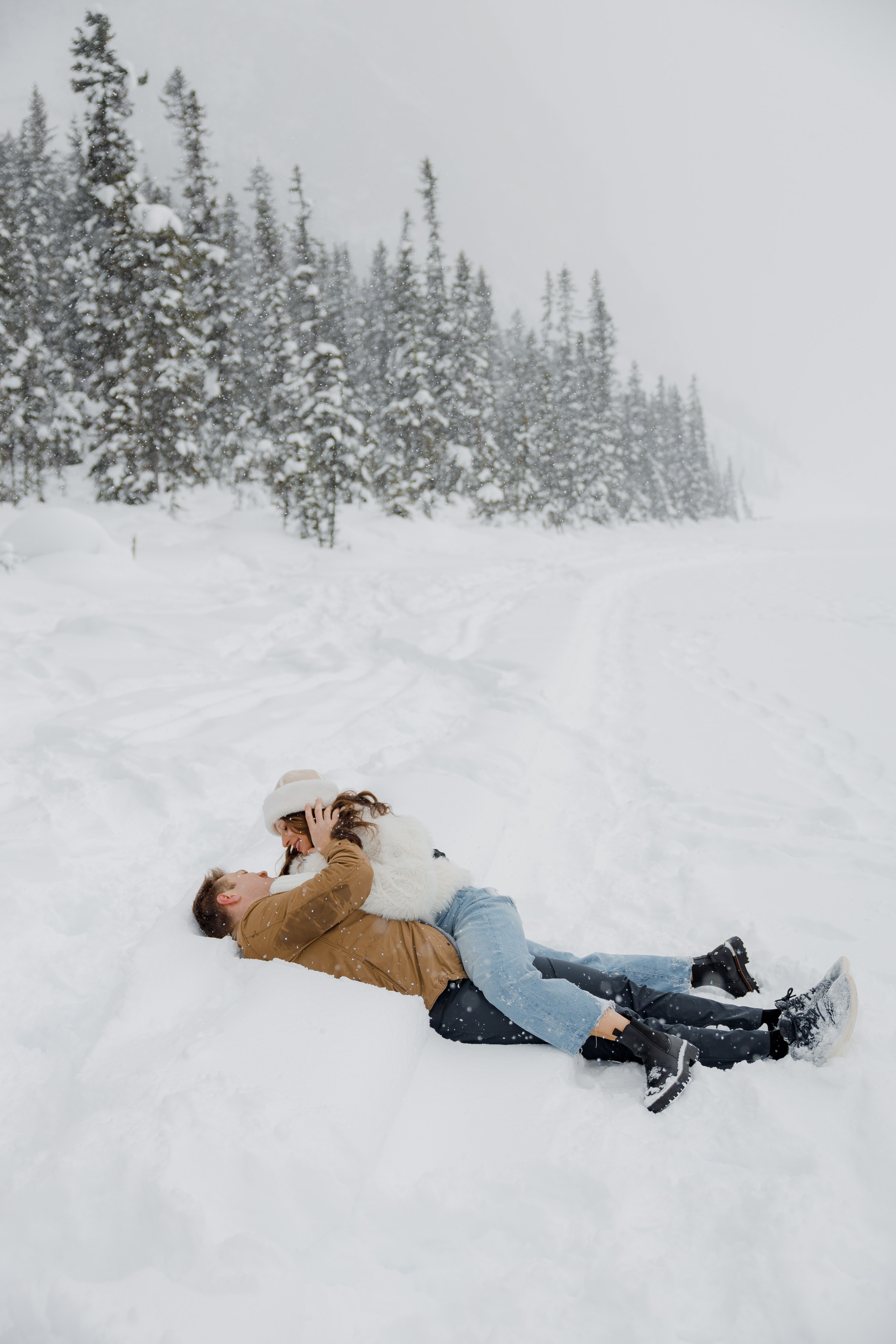Lake Louise engagement session. Home