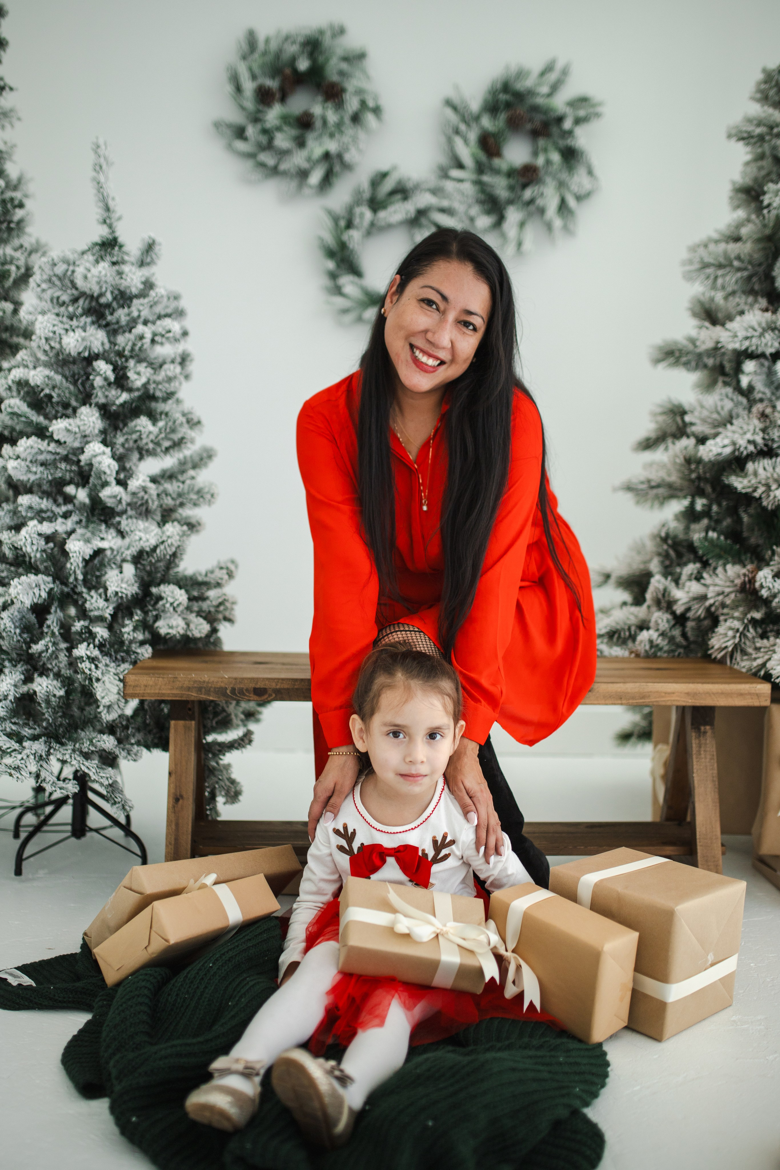 Christmas at the studio. Oxana Photographer in Charlotte, NC