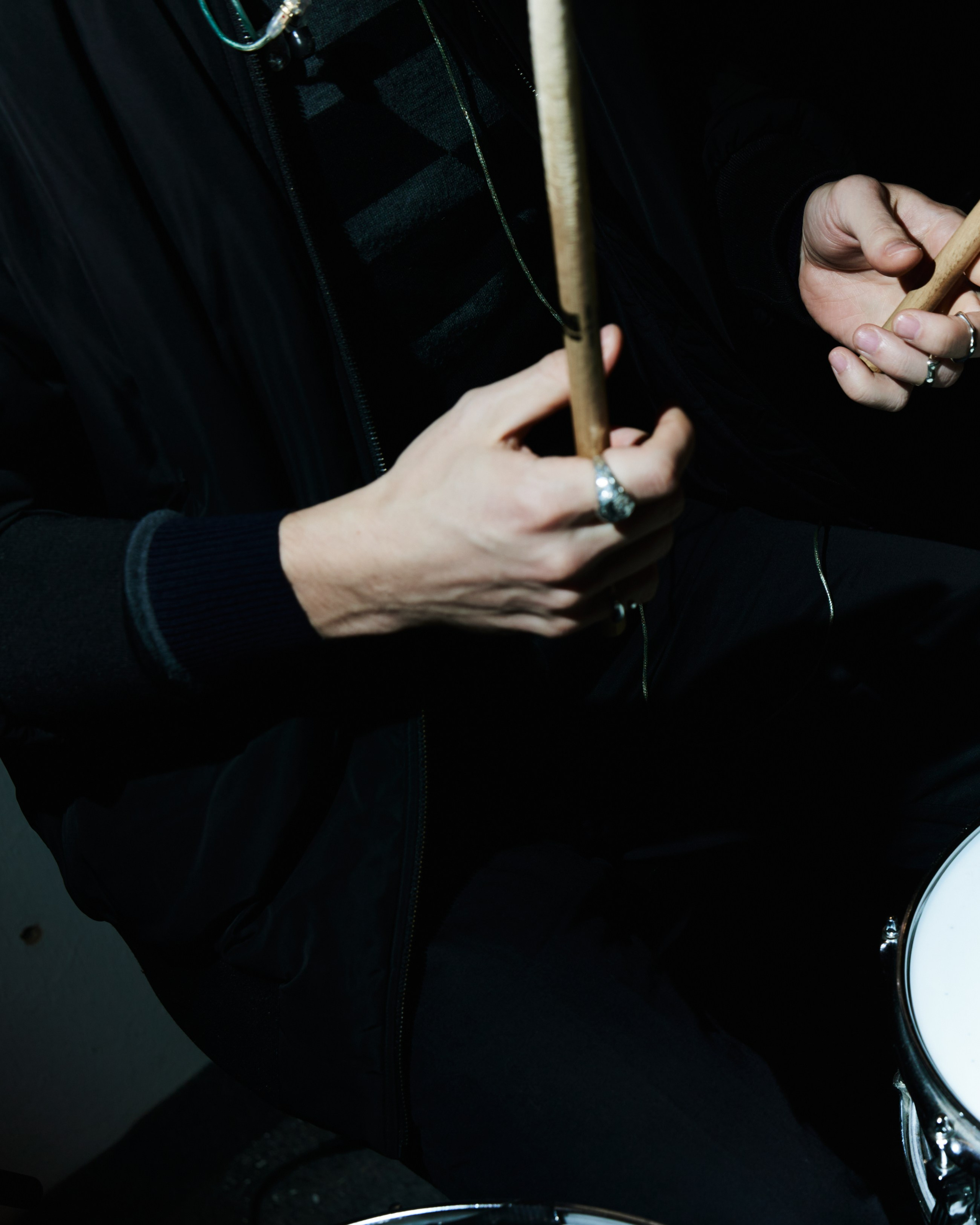 Photoshoot for a jewelry collection made by Magdalena Stastnikova. Photographer Katya Vlasova