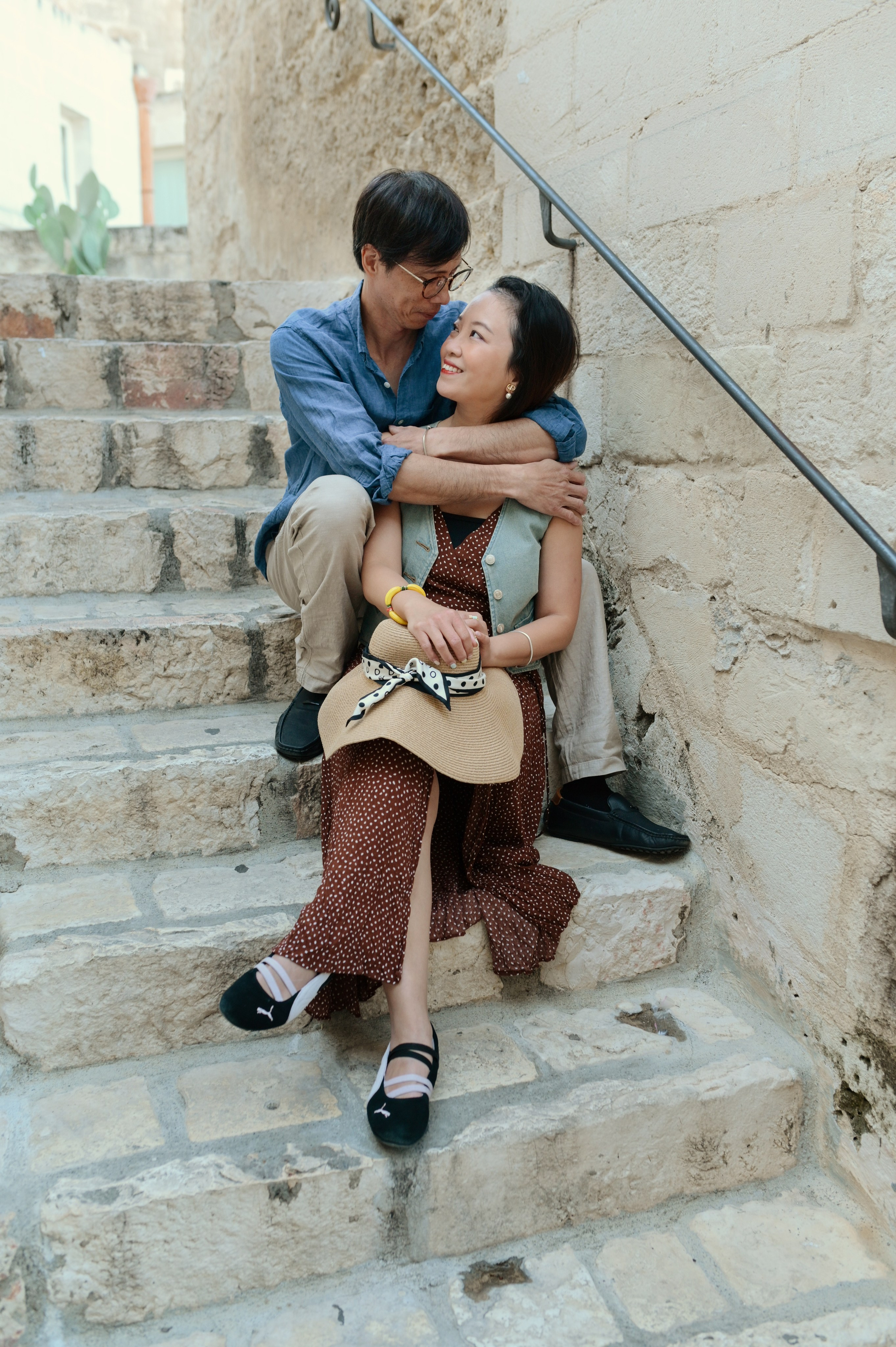 Romantic walk in Matera