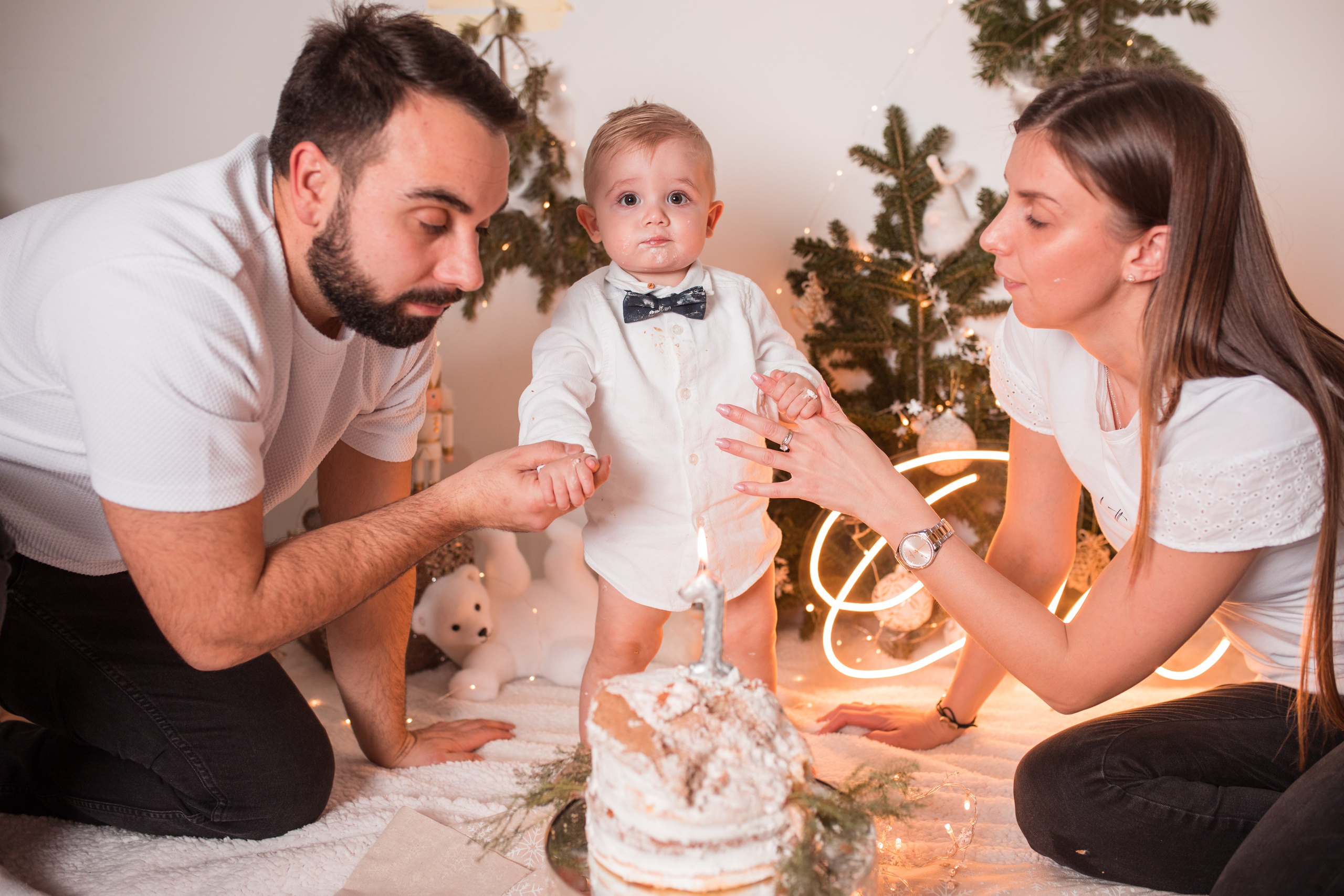 ILIJA 1TH BIRTHDAY SMASH CAKE. HOME