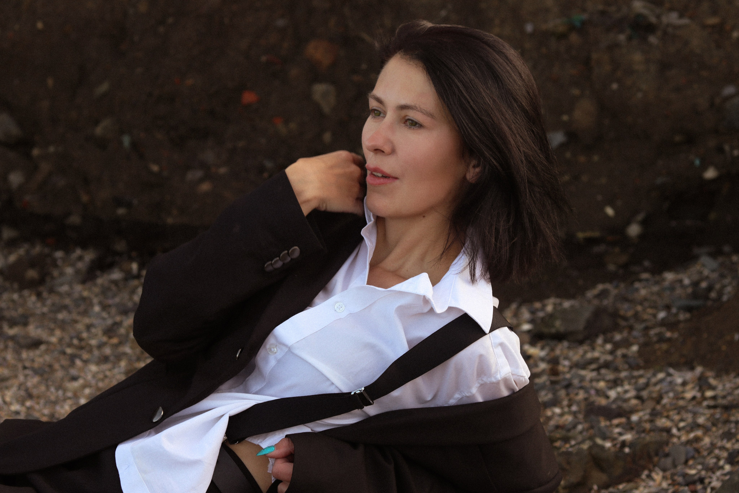 Individual photoshoot in Balbriggan beach. Photographer Co Dublin, Balbriggan — Agata Maliseva