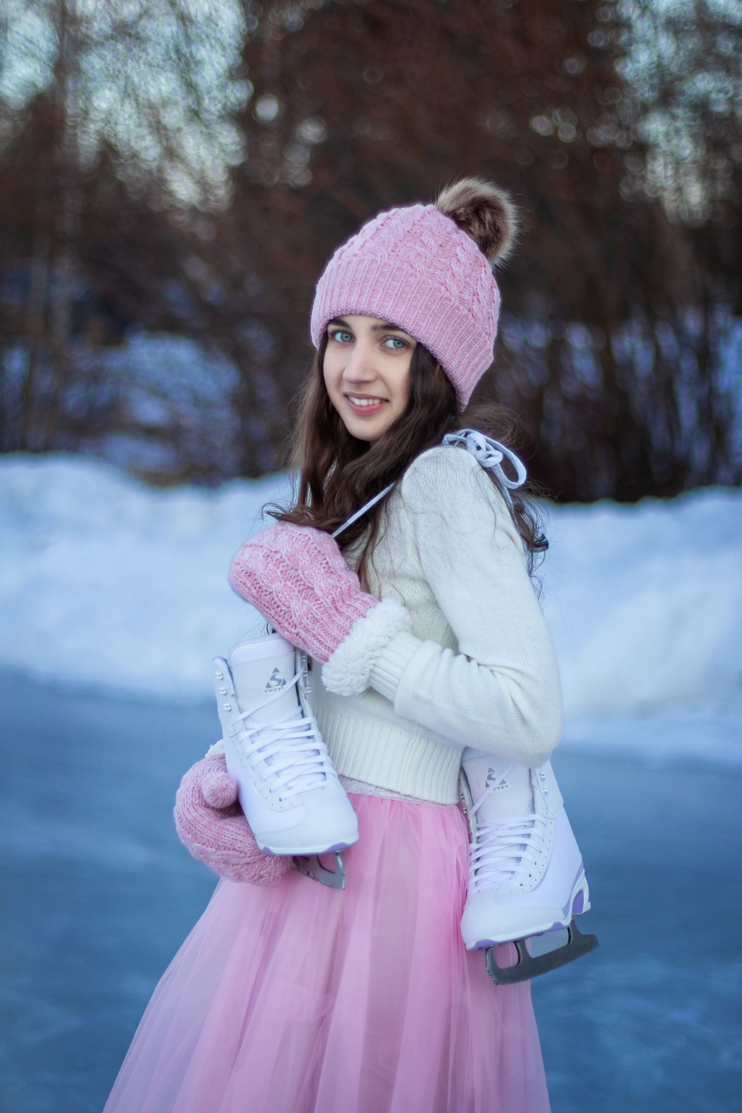 На катке. Фотограф Яна Галецкая в Гранд-Прери