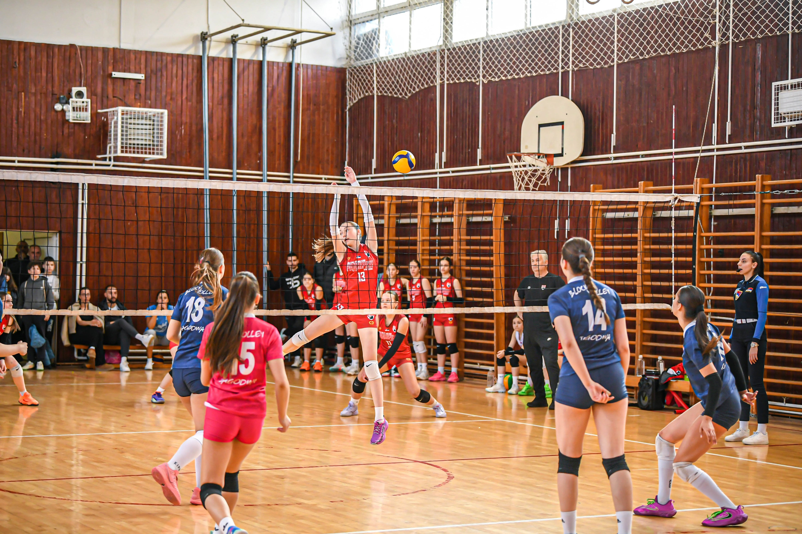 Odbojka 22.03.  Radnicki KG — BlockVolley JAG. Foto Simic Jagodina
