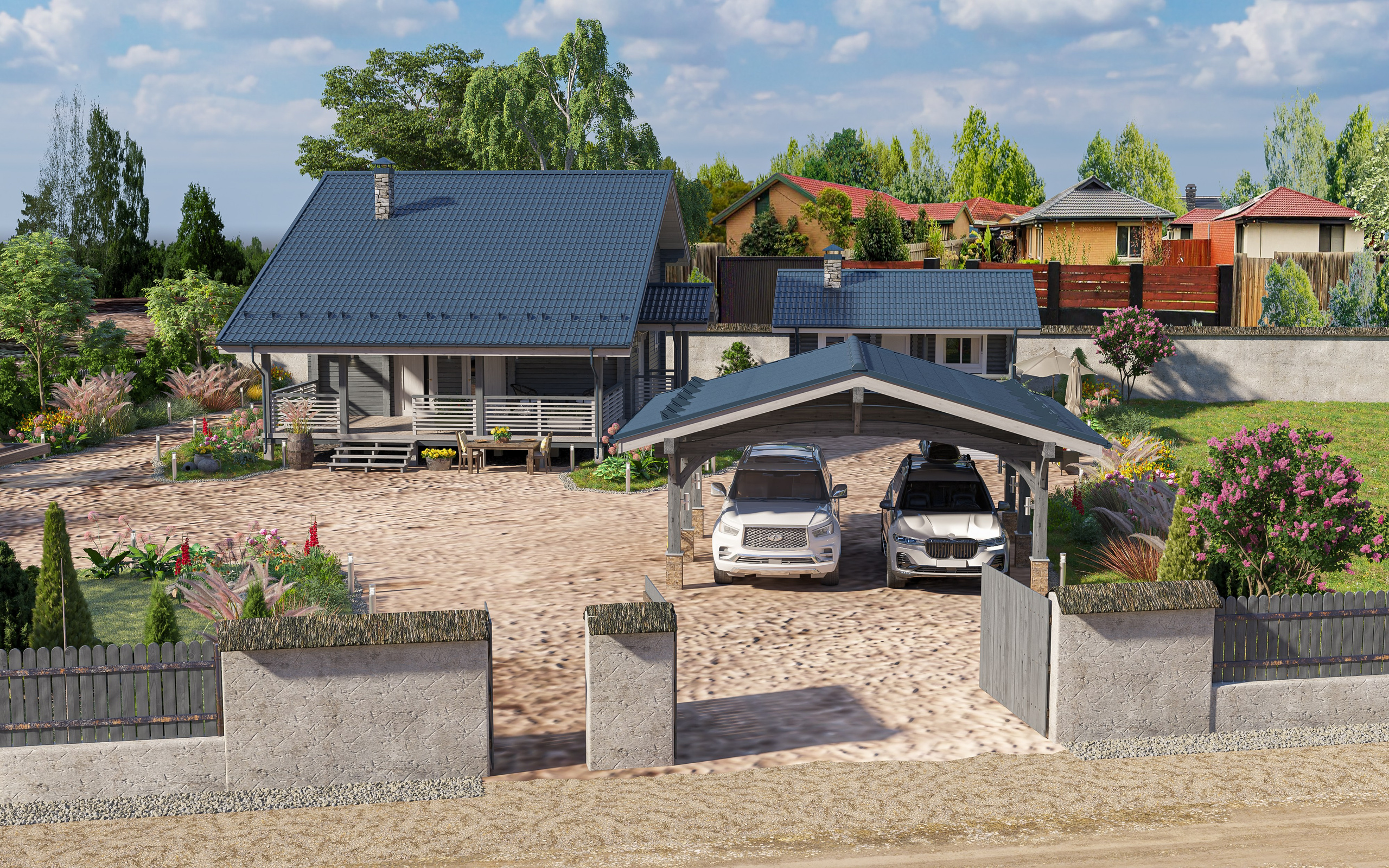 Ландшафтная визуализация. Дизайн и визуализация