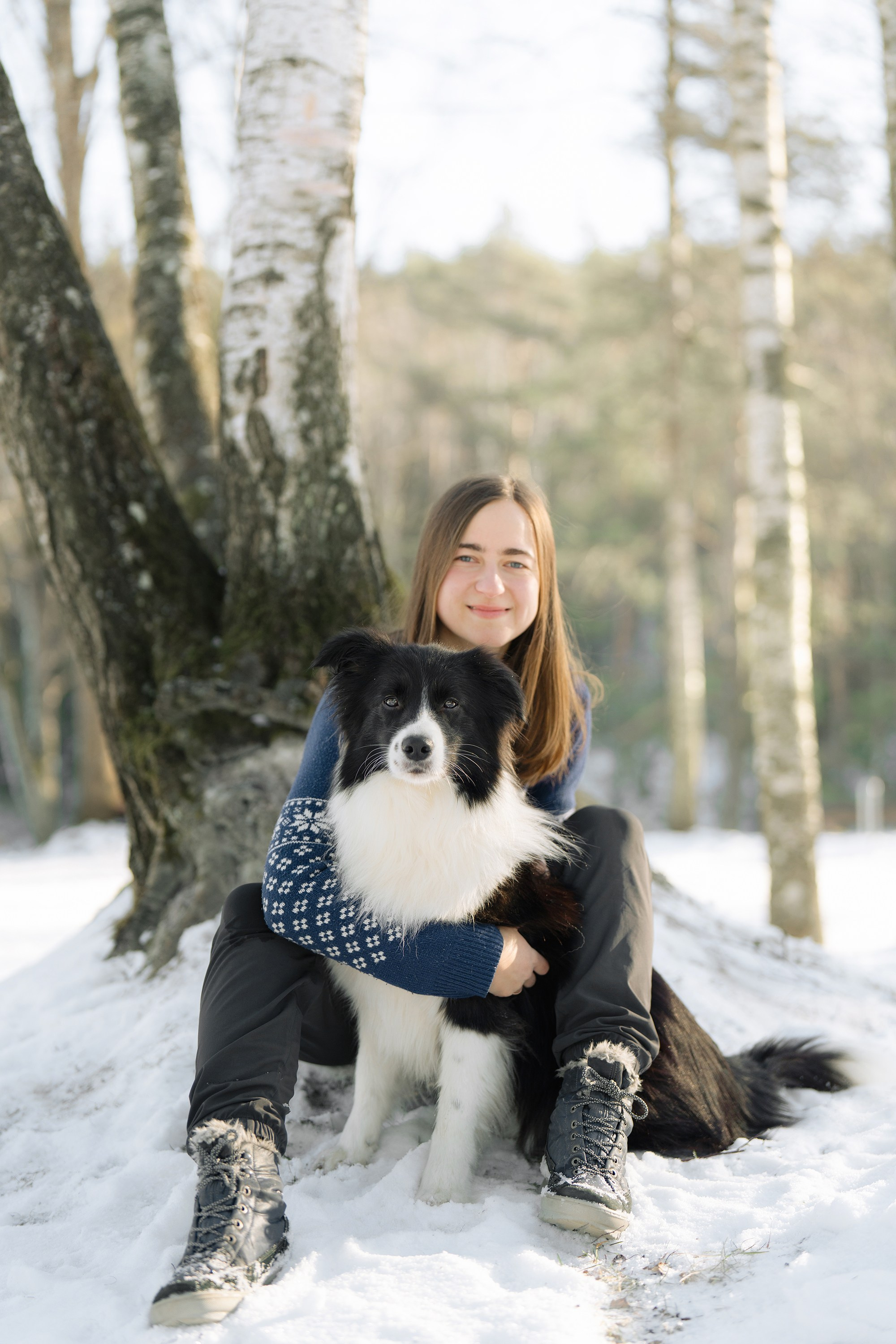 Gabija, Deka ir šaltas žiemos rytas. Vita Klimaševska ○ Fluffy Soulmate Photography