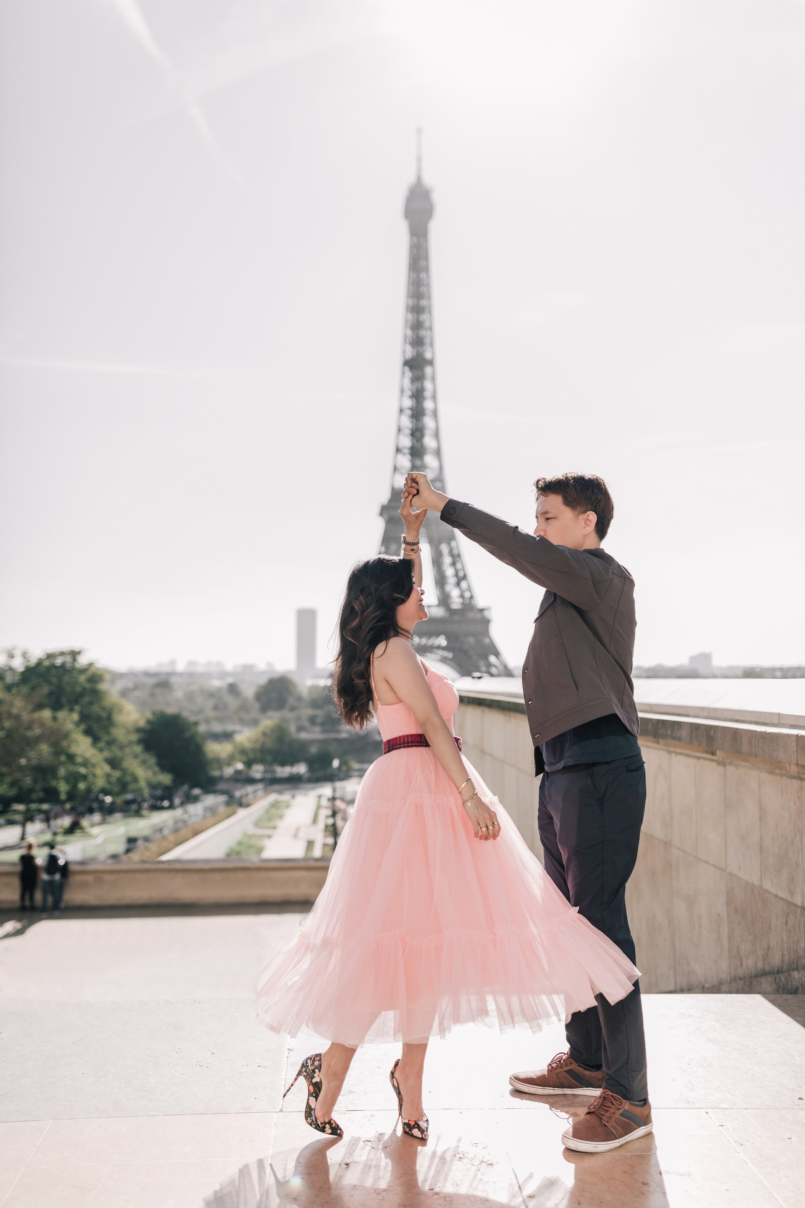 Photo-shooting in Paris (Trish & Reno). Photographe à Rouen, France