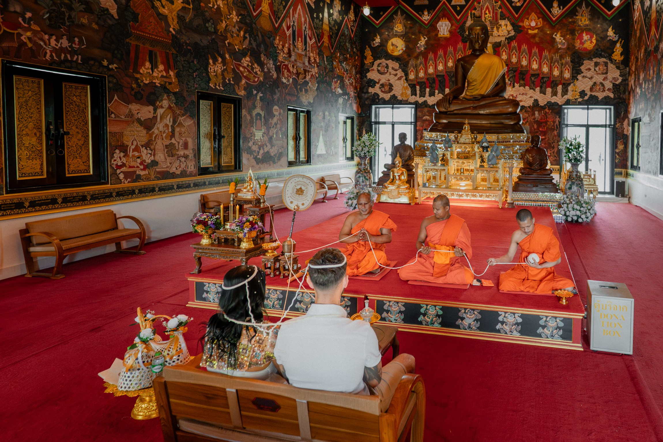 Georgia and Ben. Буддийская свадебная церемония на Самуи, Таиланд