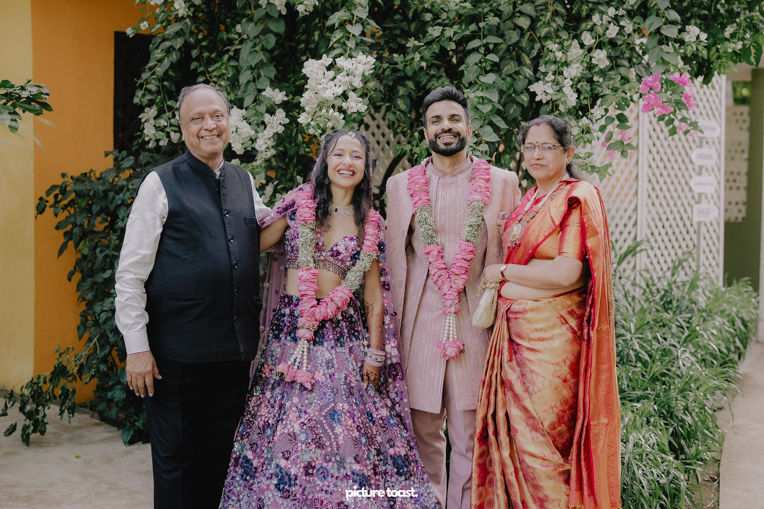 Varamala Ft. Barbie & Aneesh. Fine art Wedding Photographers in India & Canada