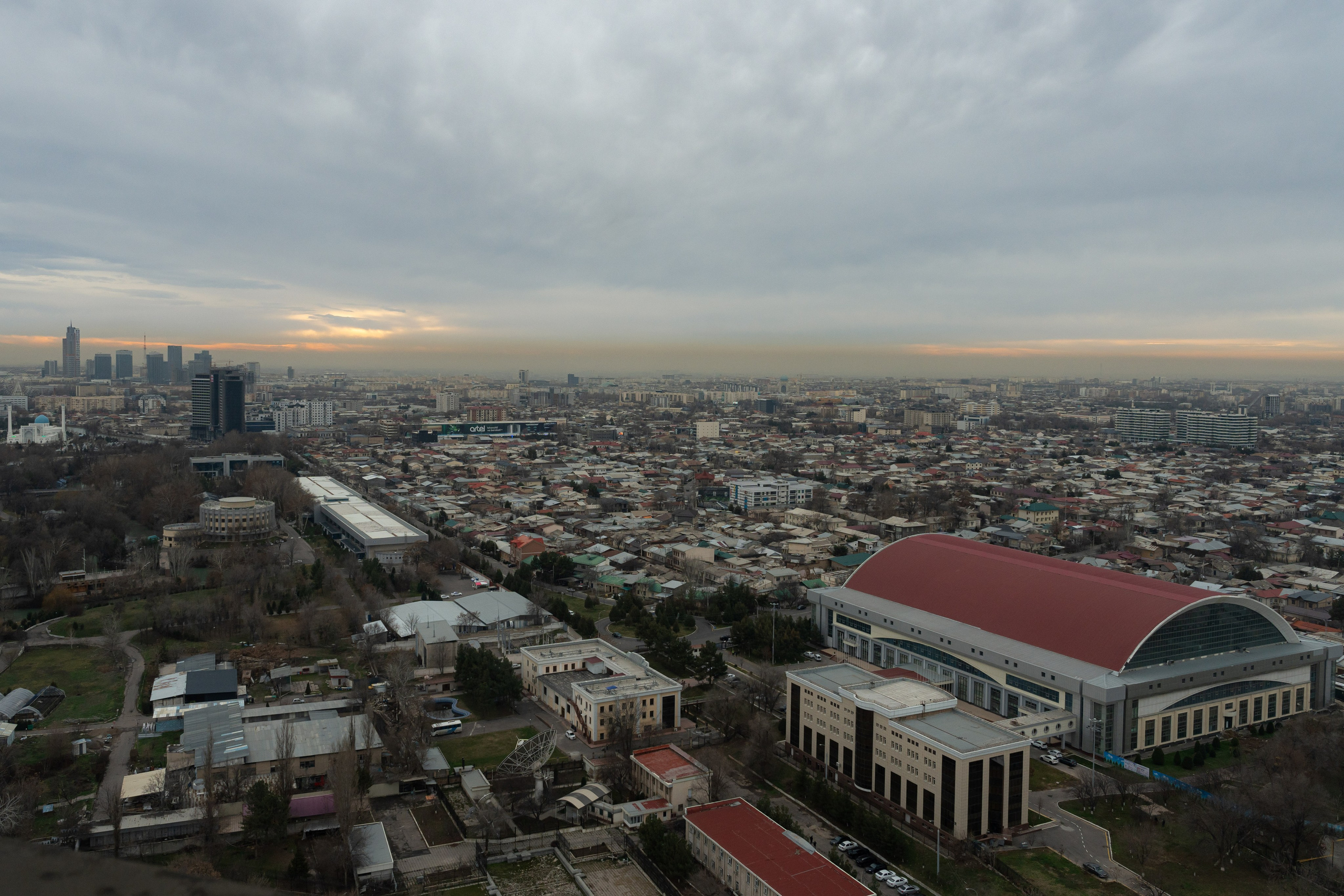Смог в Ташкенте или Взгляд на город с высоты птичьего полета. Георгий Намазов | Фотограф в Ташкенте