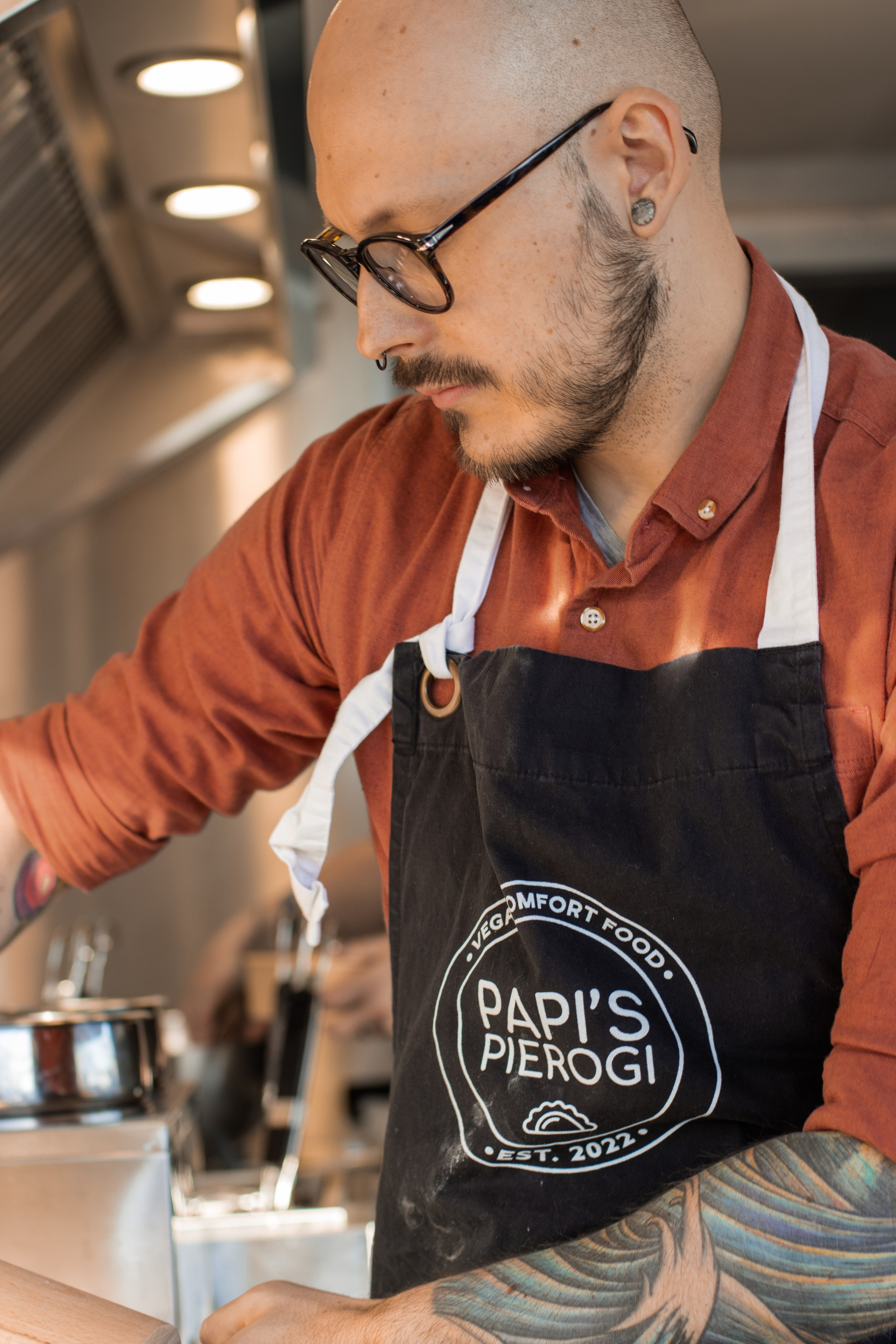 Papis Pierogi — vegan-comfort food. Photographer in Gothenburg Aleksandra Stroganova