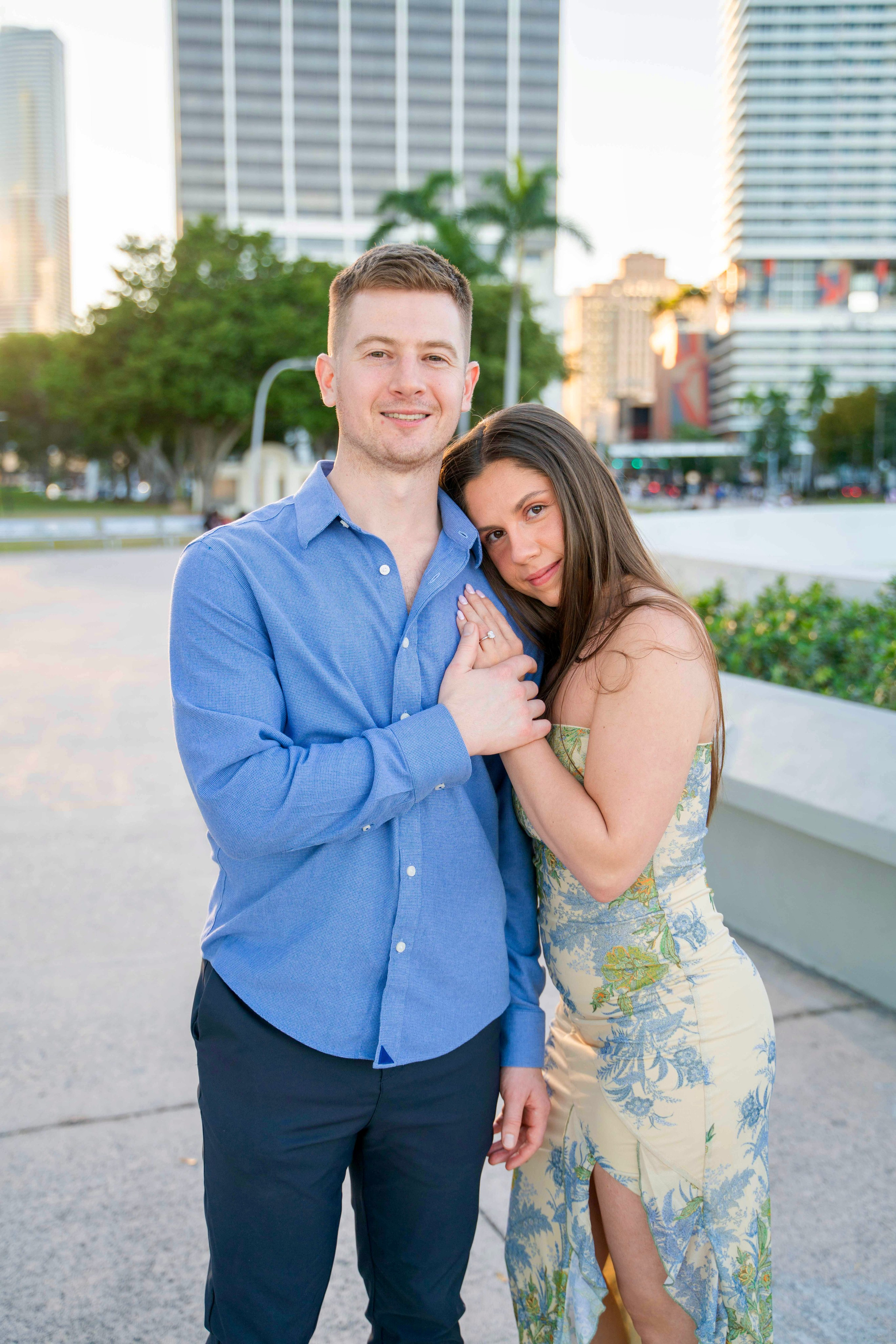 Nate and Laura | Miami Bayfront Park. Stefanovich Photography | Miami, FL