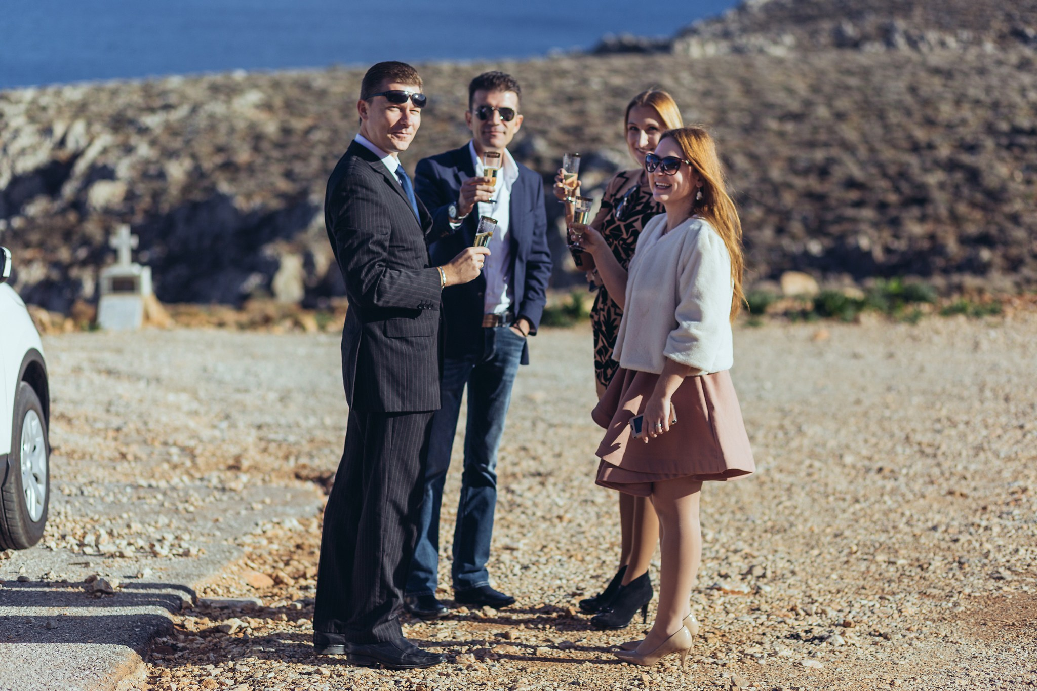 Ronalds & Svetlana, Crete. Denny Savon — Photographer in Santorini | Weddings, Love Stories & Flying Dress