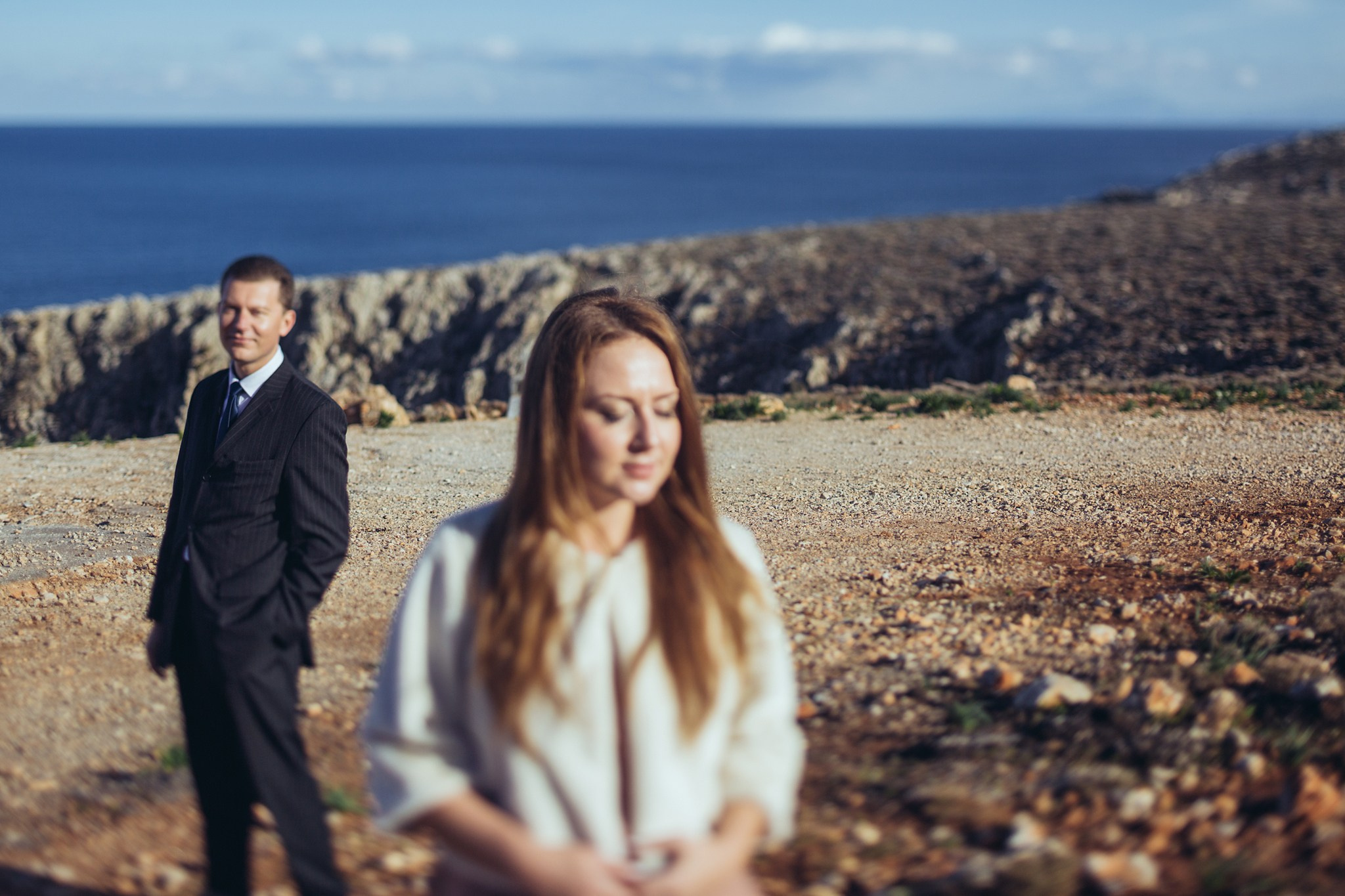 Ronalds & Svetlana, Crete. Denny Savon — Photographer in Santorini | Weddings, Love Stories & Flying Dress