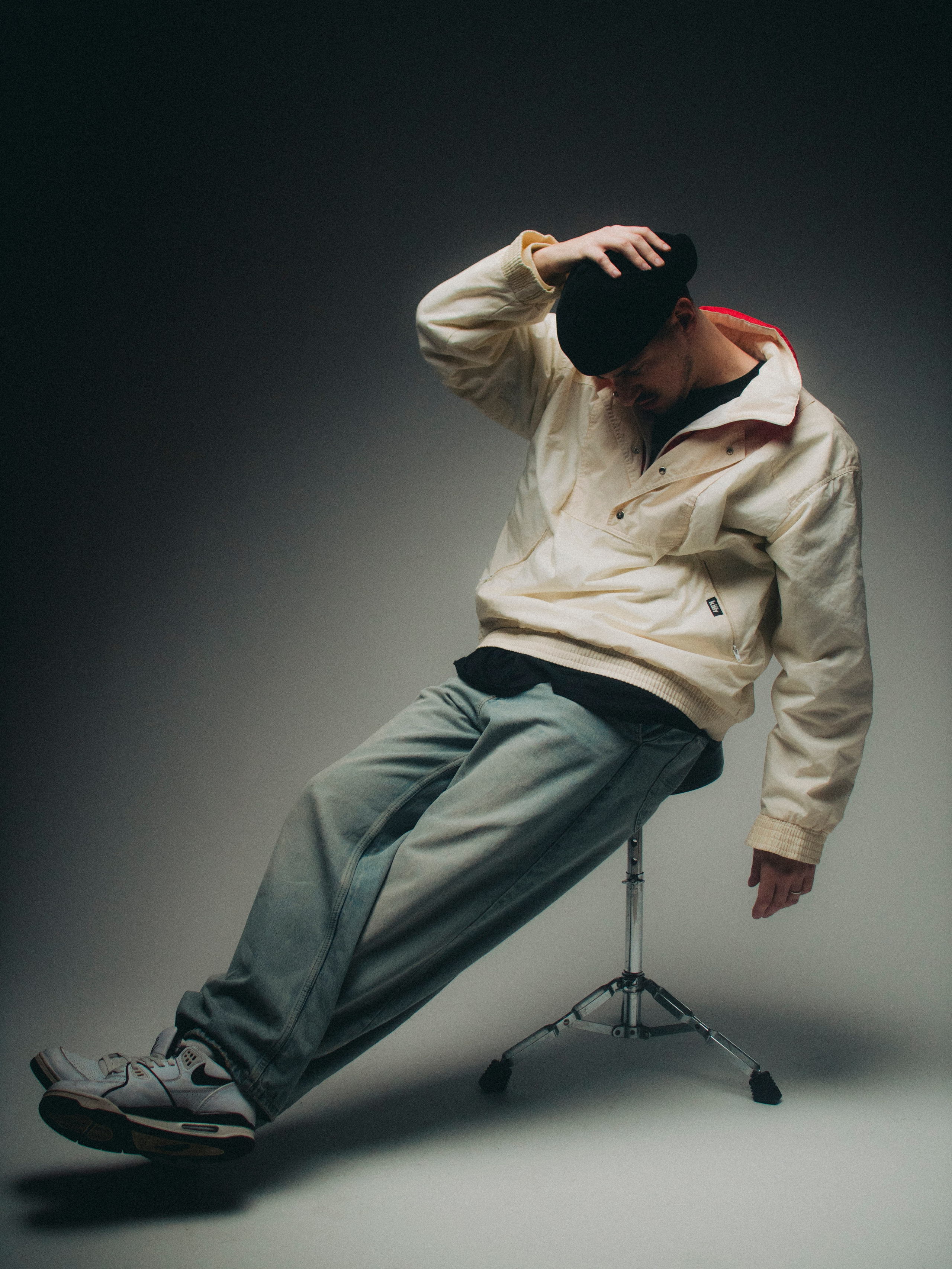 Shooting in studio. Federico Anglano