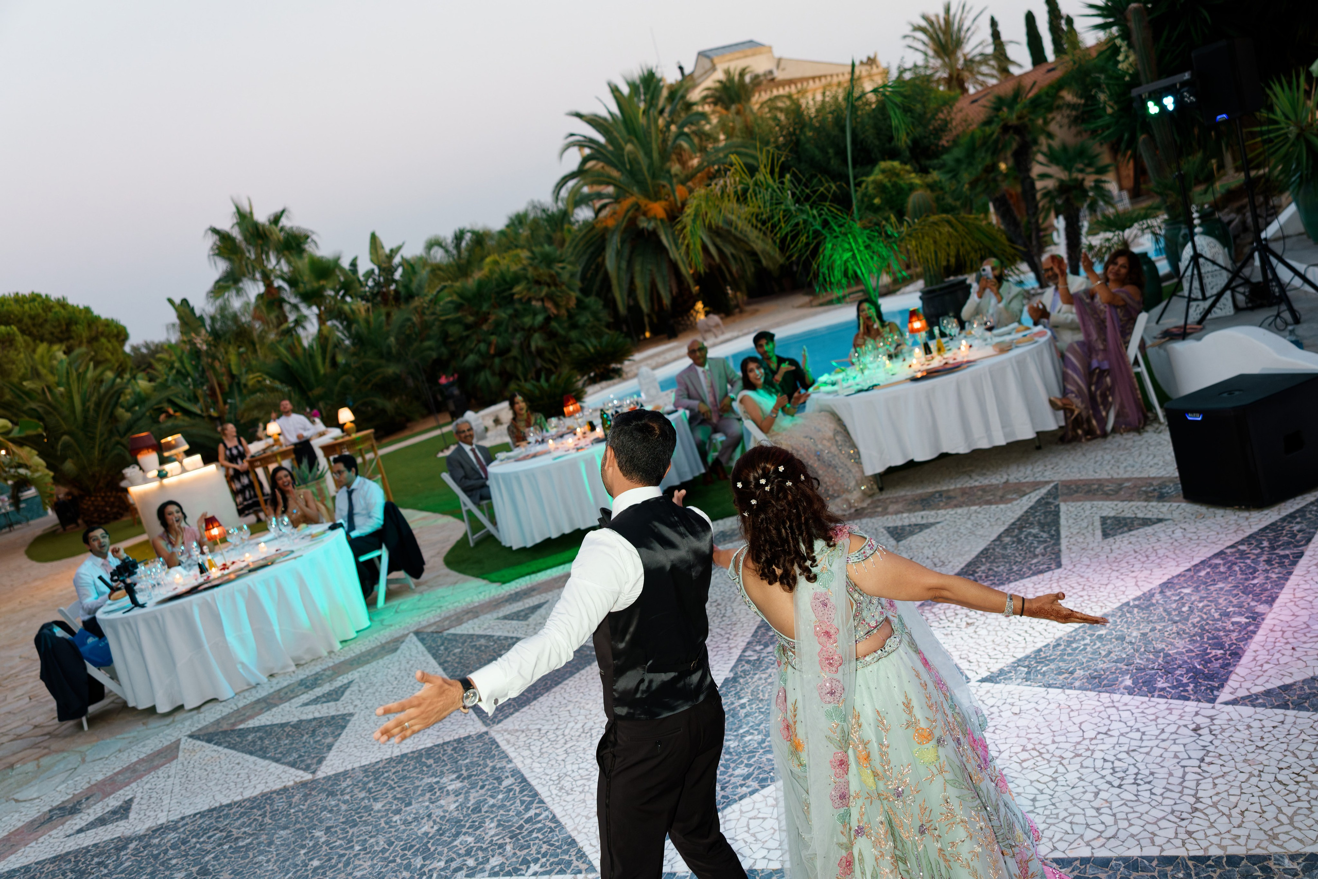 Indian wedding at Gran Villa Rosa, Barcelona