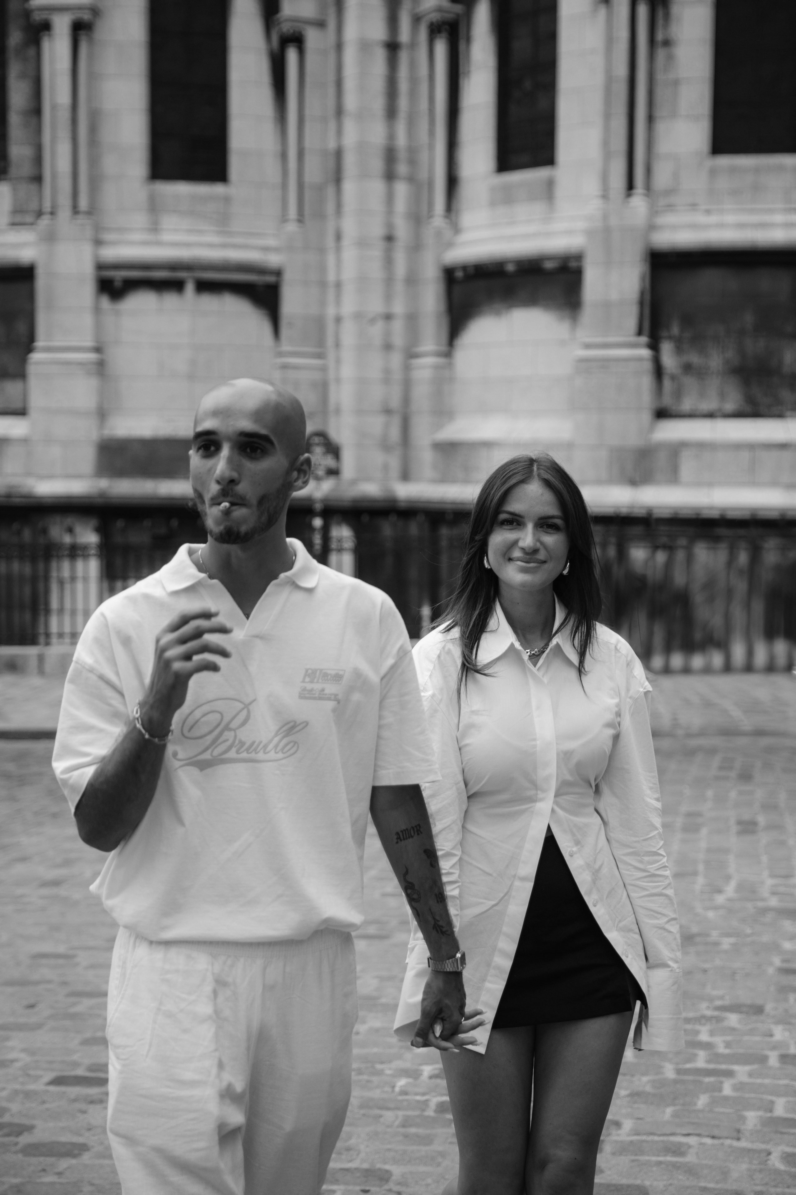 Tim & Pauline — A Parisian Stroll Photoshoot. Свадебный фотограф в Париже