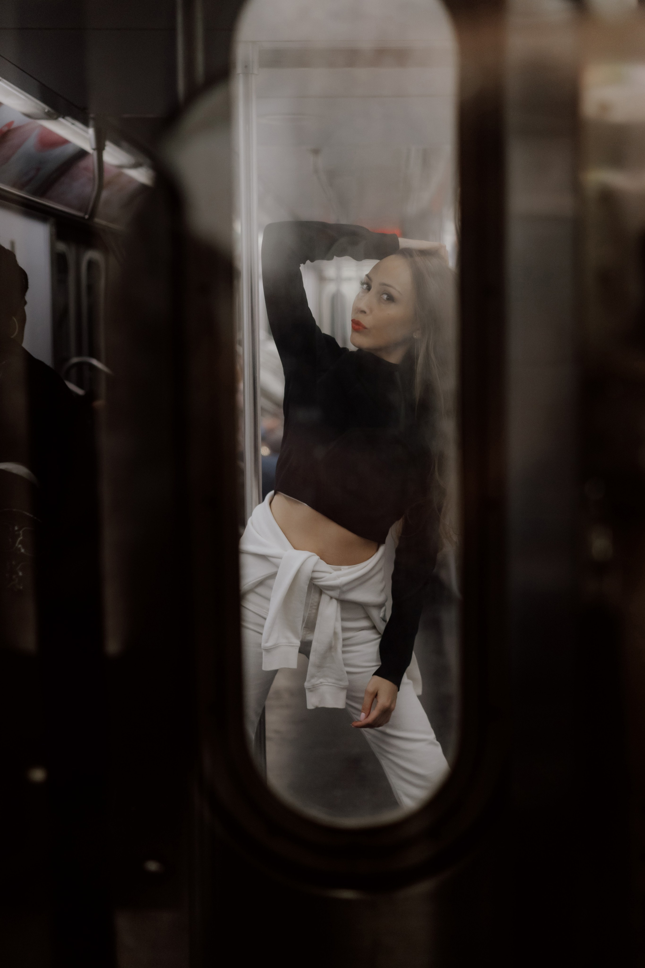 NYC subway. Videographer and photographer in New York // MAKAROV.VIDEO