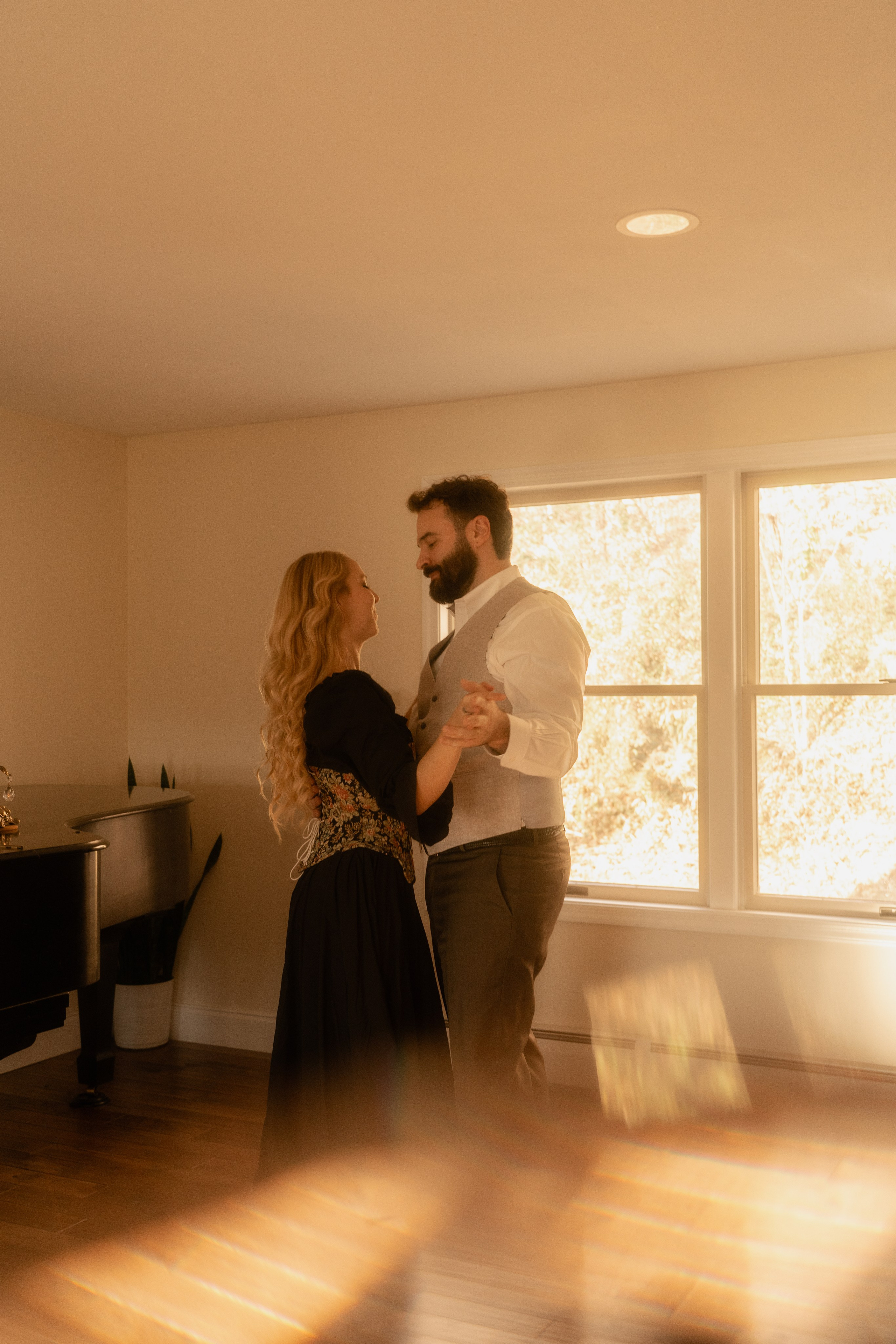 Connecticut Couple Photography — Intimate Home Session. Daria Deschain Cinematic Photography in Connecticut