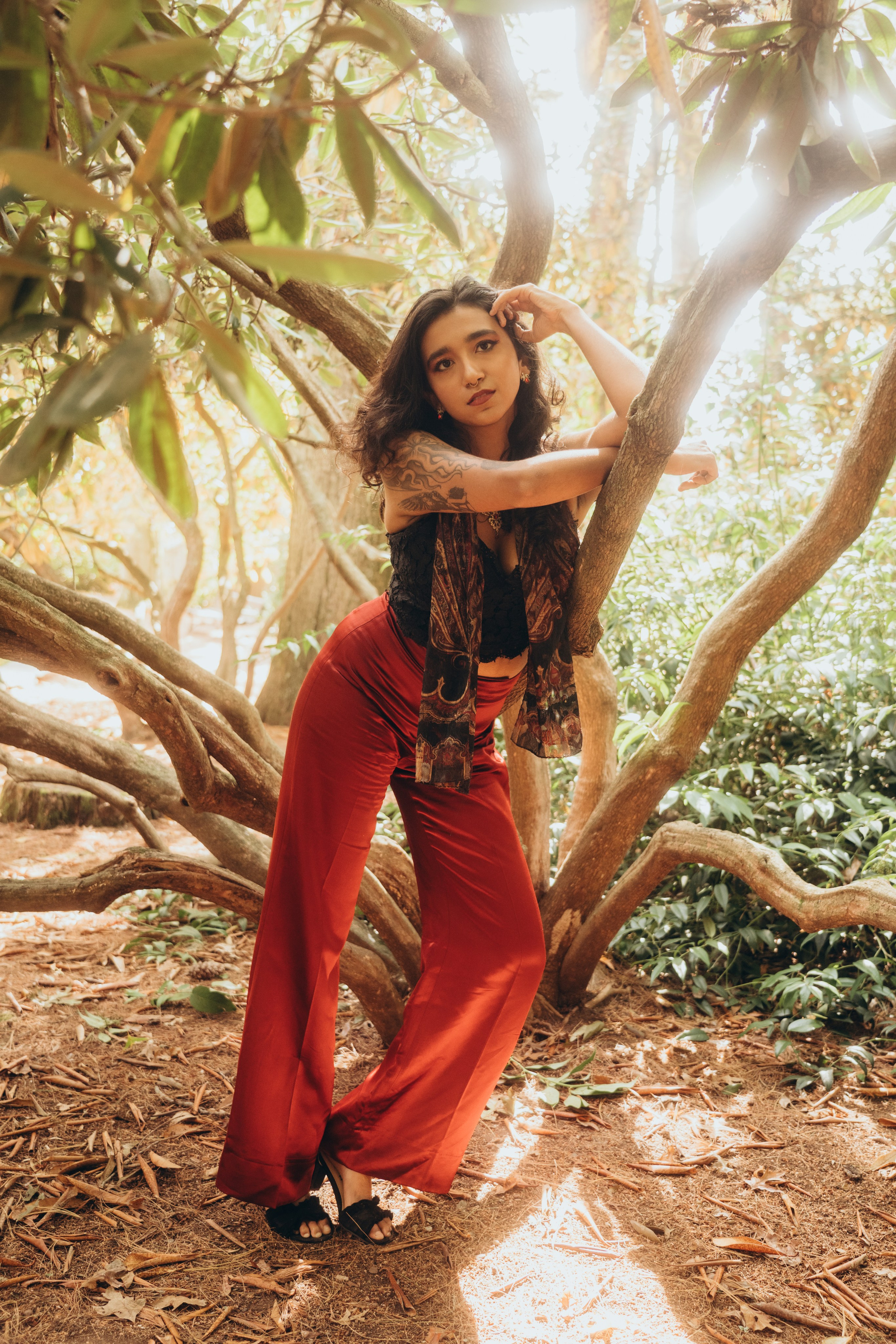 Debut Album Photoshoot for Rhode Island Musician. Daria Deschain Cinematic Photography in Connecticut