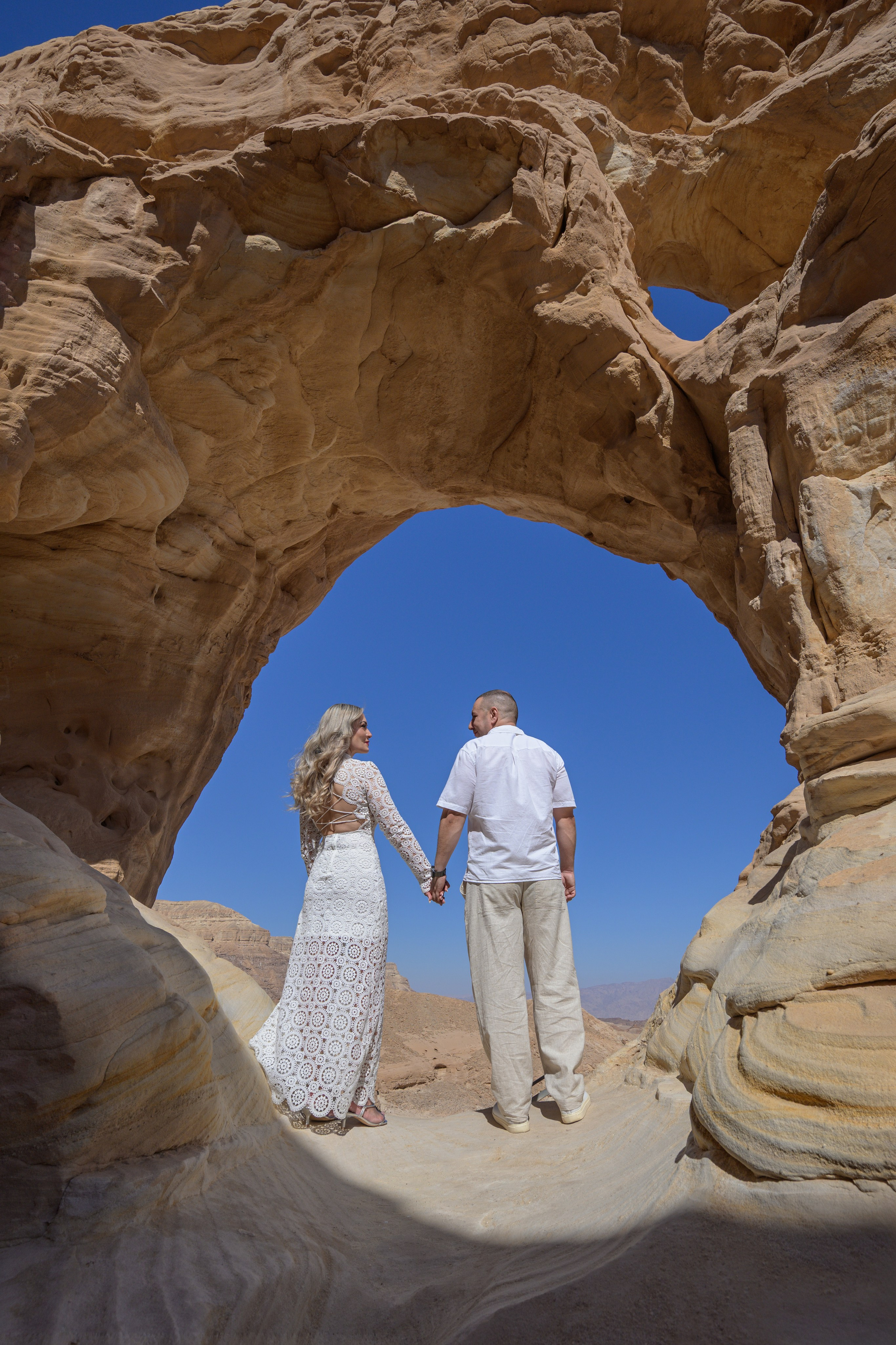 Lev & Bella_"She said YES” in a Timna park. Family children pregnancy love stories photographer in Eilat Israel Olga Amchislavsky