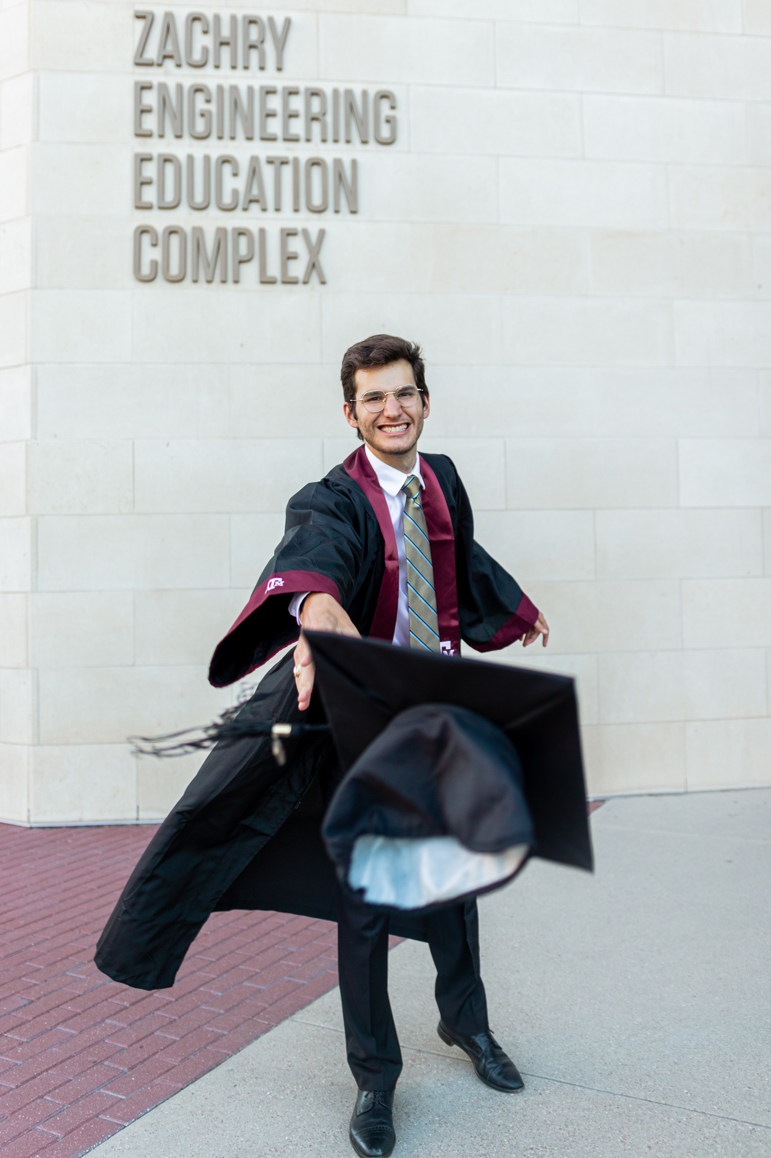 John-David's senior photoshoot at Texas A&M University