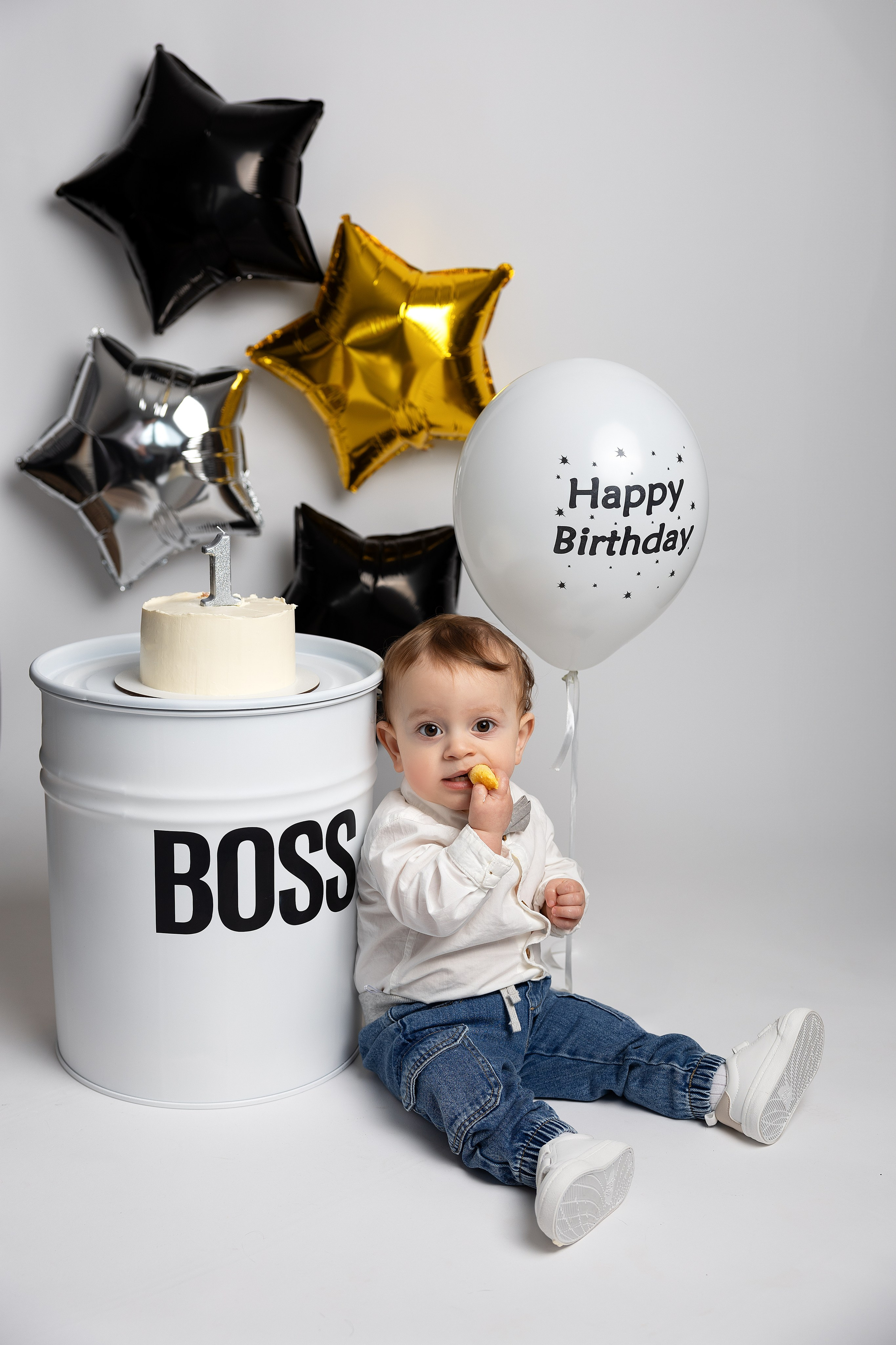 Erster Geburtstag „Cake Smash“. Maria Langlitz Photography