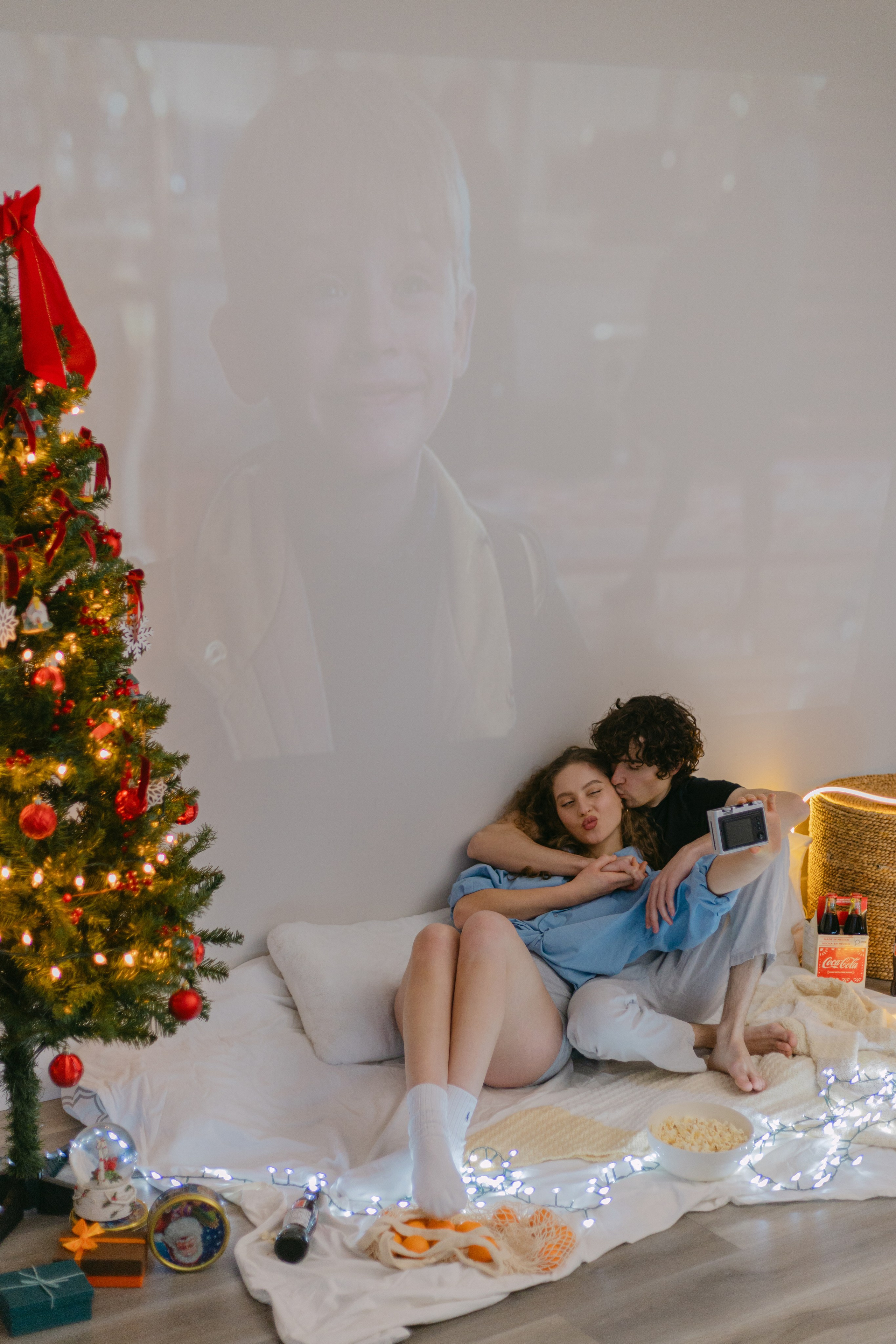 Christmas magic together. Home