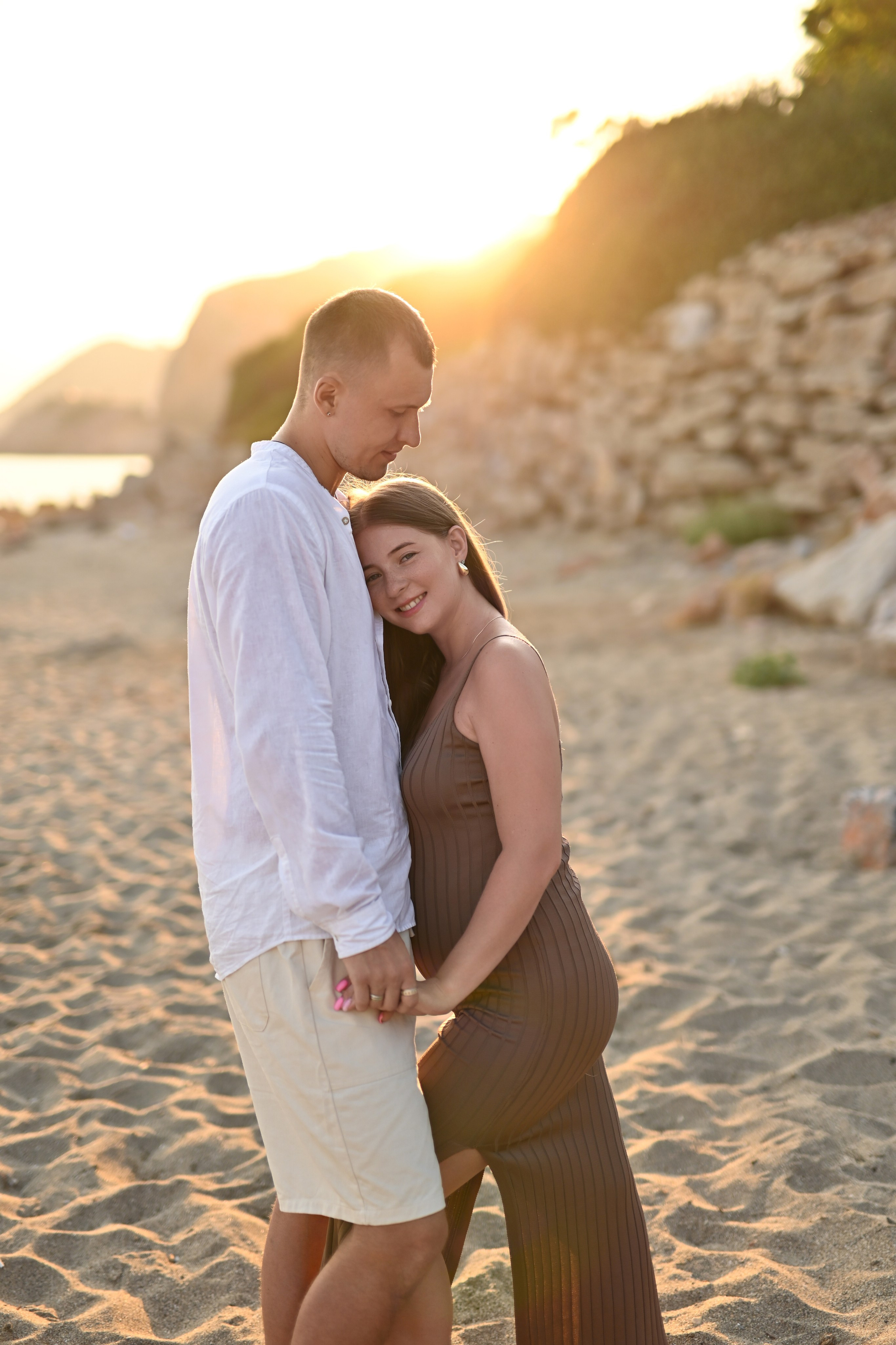 Съемка беременности. Фотограф в Алании (Аланье), Сиде, Манавгате. Турция