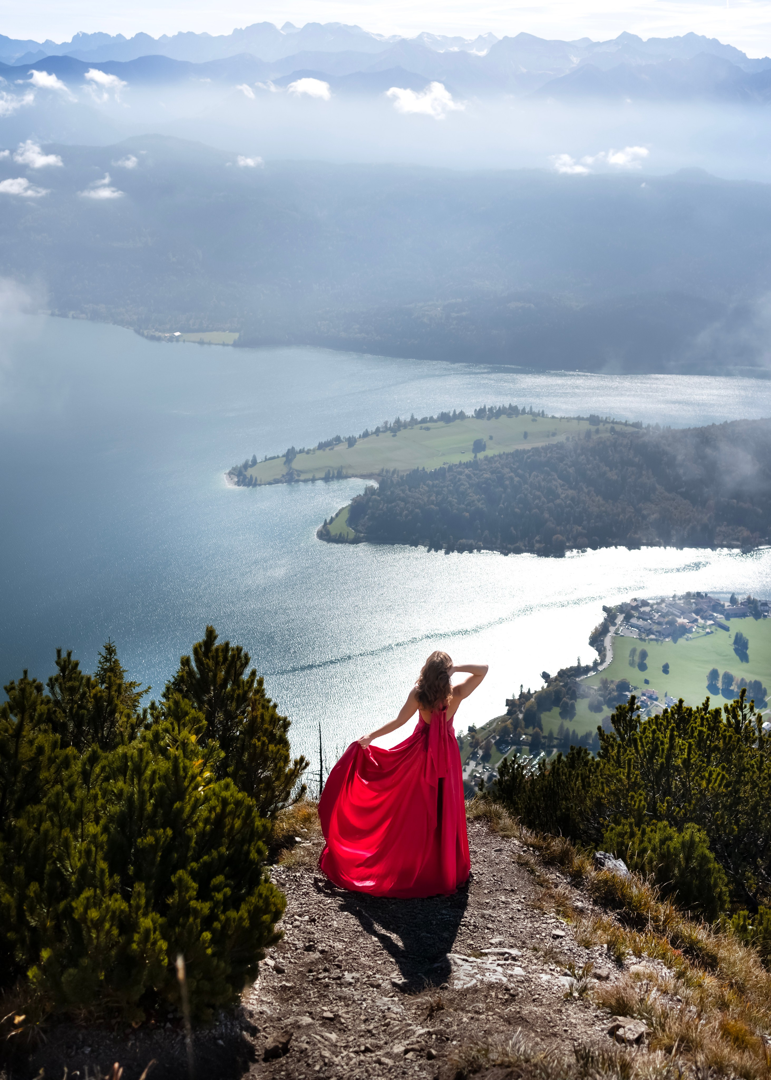 Shooting in the mountains. Photographer in Munich